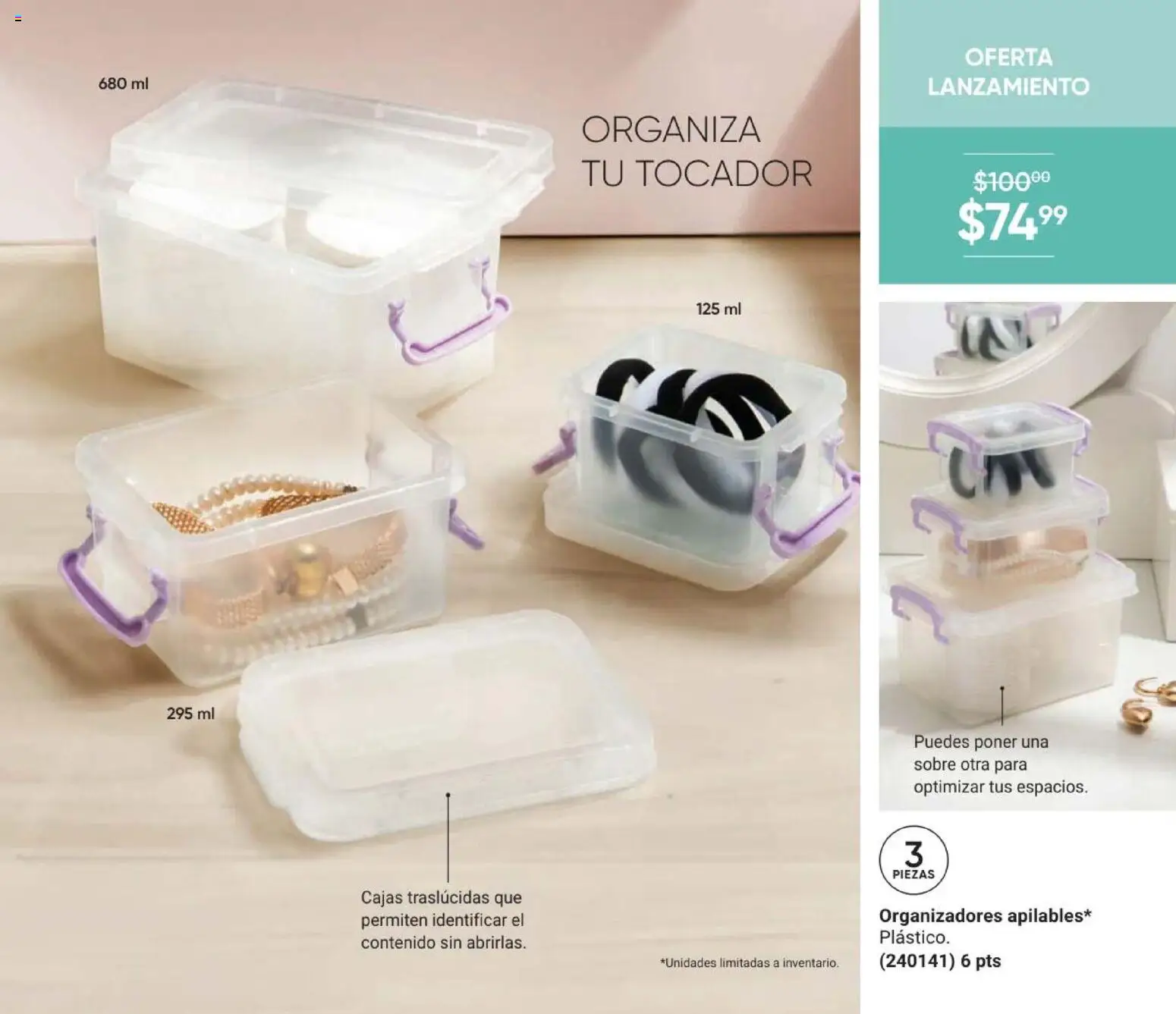 Nuevas ofertas de AVON válidas en toda la República Mexicana desde el 08.05.2026. ¡Encuentra las mejores ofertas en AVON Casa & Estilo 8 2026! | Página: 139 | Productos: Sobre