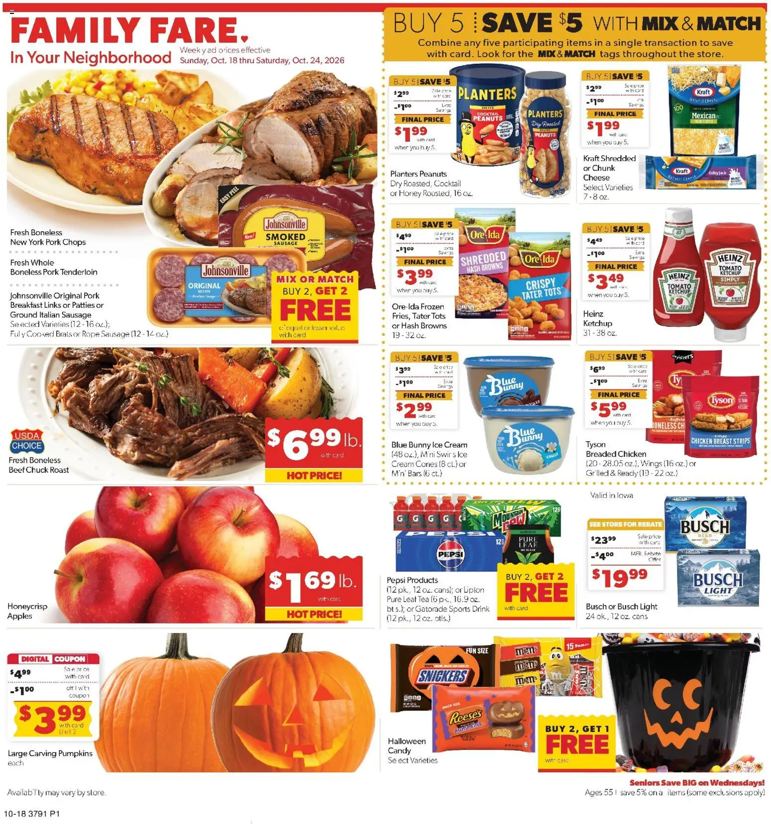 Family Fare Weekly Ad - IA (10/18 - 10/24 2026)