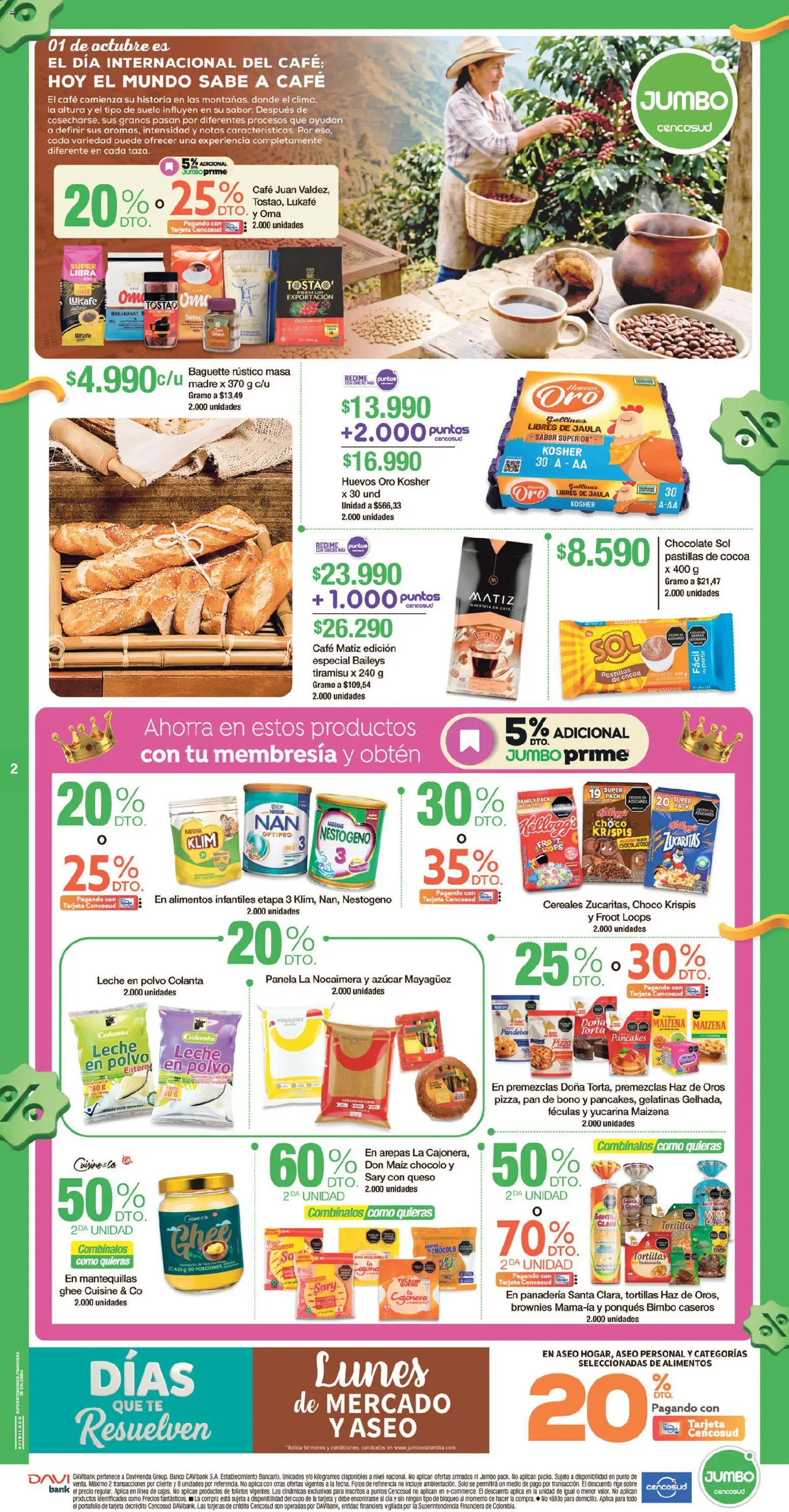 Jumbo revista - valida desde el 02/10/2026 | Página: 2 | Productos: Masa, Maiz, Tortillas, Queso