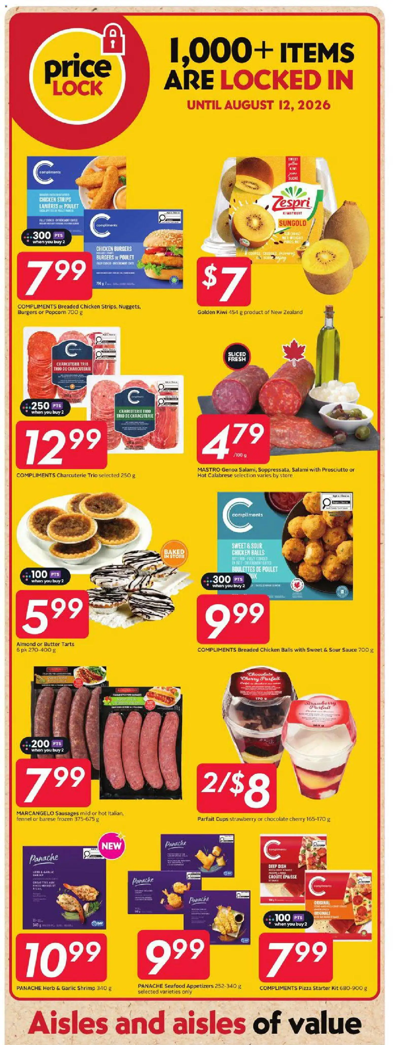 Safeway flyer valid from Jul 9, 2026 | Page: 17 | Products: Butter, Salami, Pizza, Chicken