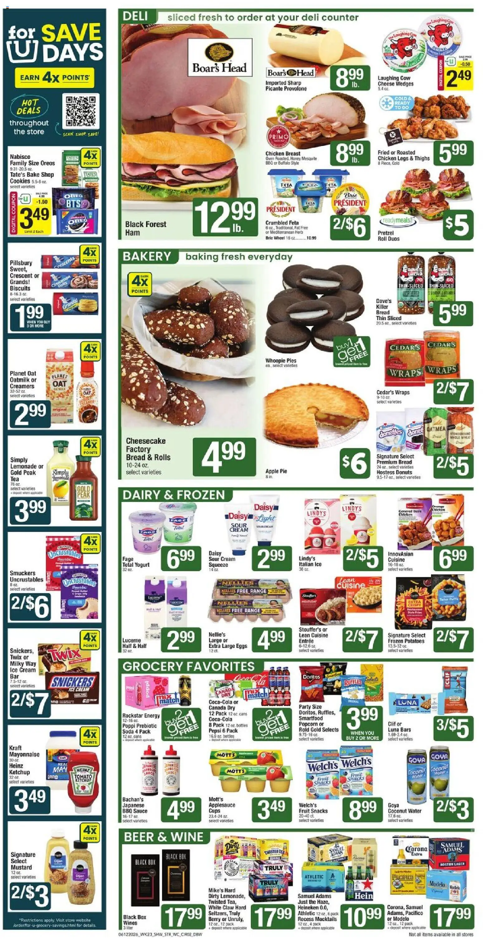 Star Market Weekly Ad - valid from 12.06.2026 | Page: 2 | Products: Yogurt, Eggs, Cream, Cookies