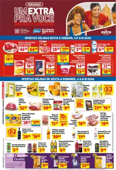 Extra ofertas Fim de semana Mercado - Pré-Visualização do folheto da loja Extra, válido de 04/09/2026