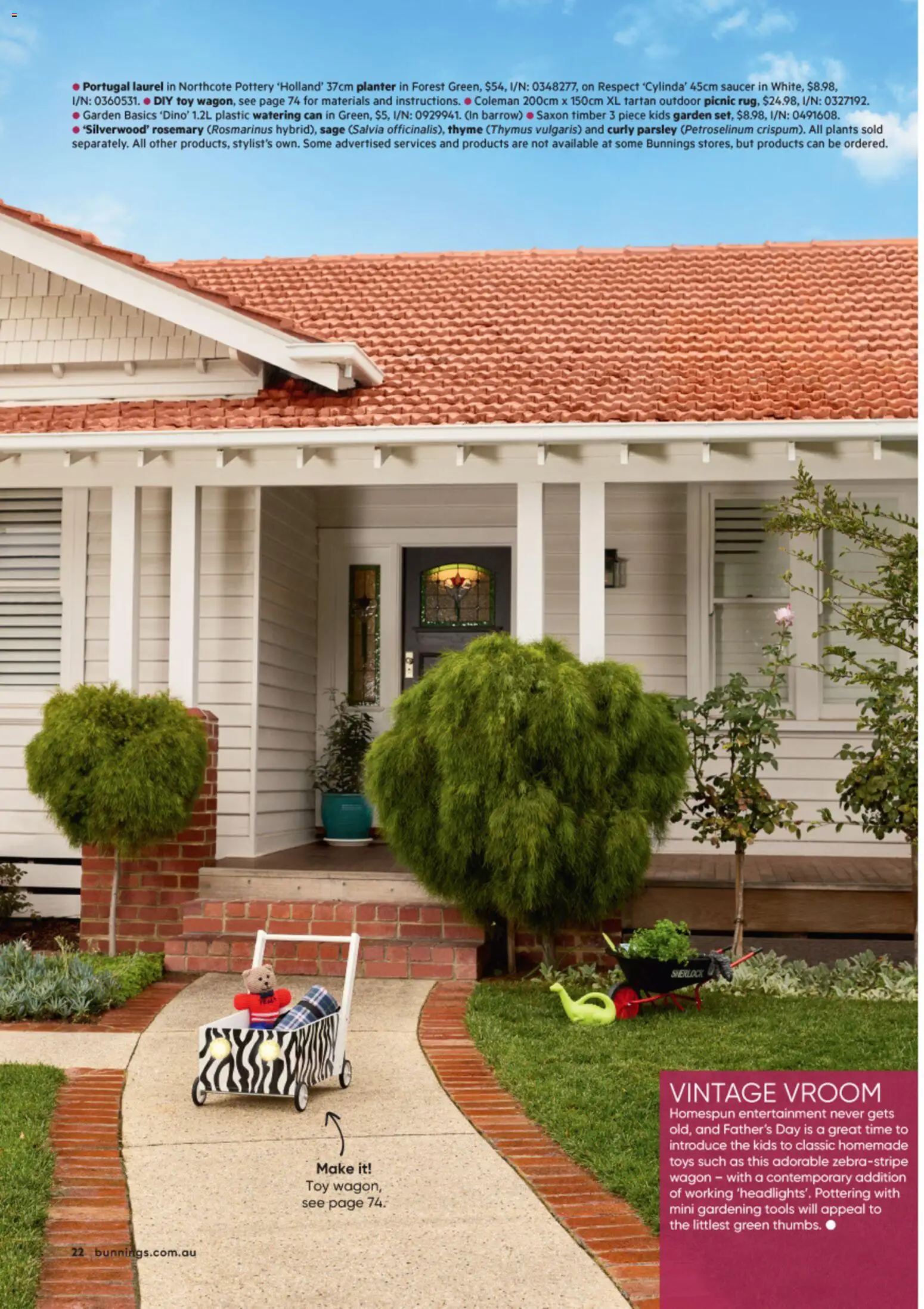 Bunnings Warehouse catalogue - valid from 01/08/2026 | Page: 22 | Products: Curly, Parsley, Toys, Tools
