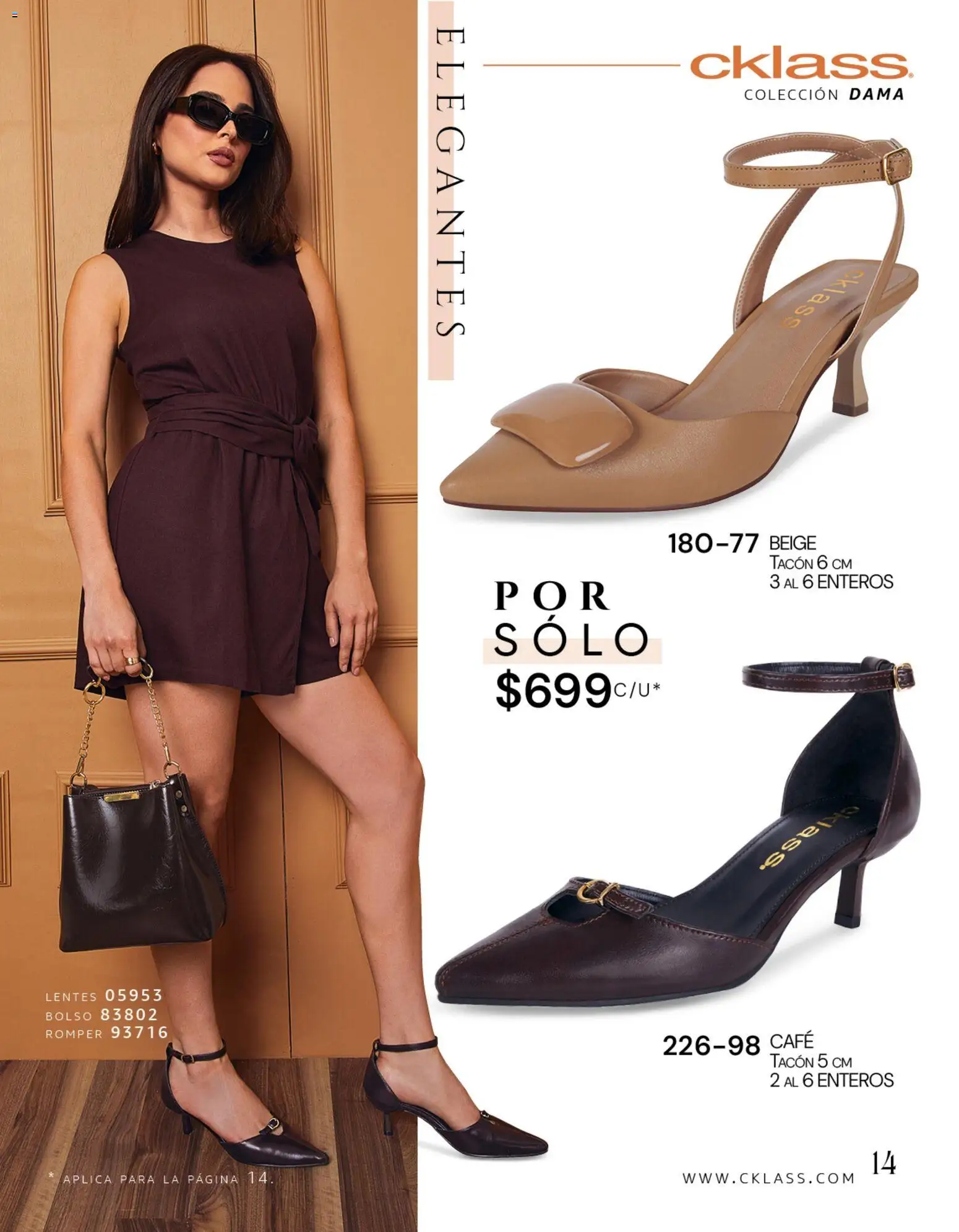 Nuevas ofertas de Cklass válidas en toda la República Mexicana desde el 08/07/2026. ¡Encuentra las mejores ofertas en Cklass catálogo Gala y glamour! | Página: 49 | Productos: Lentes, Bolso, Café