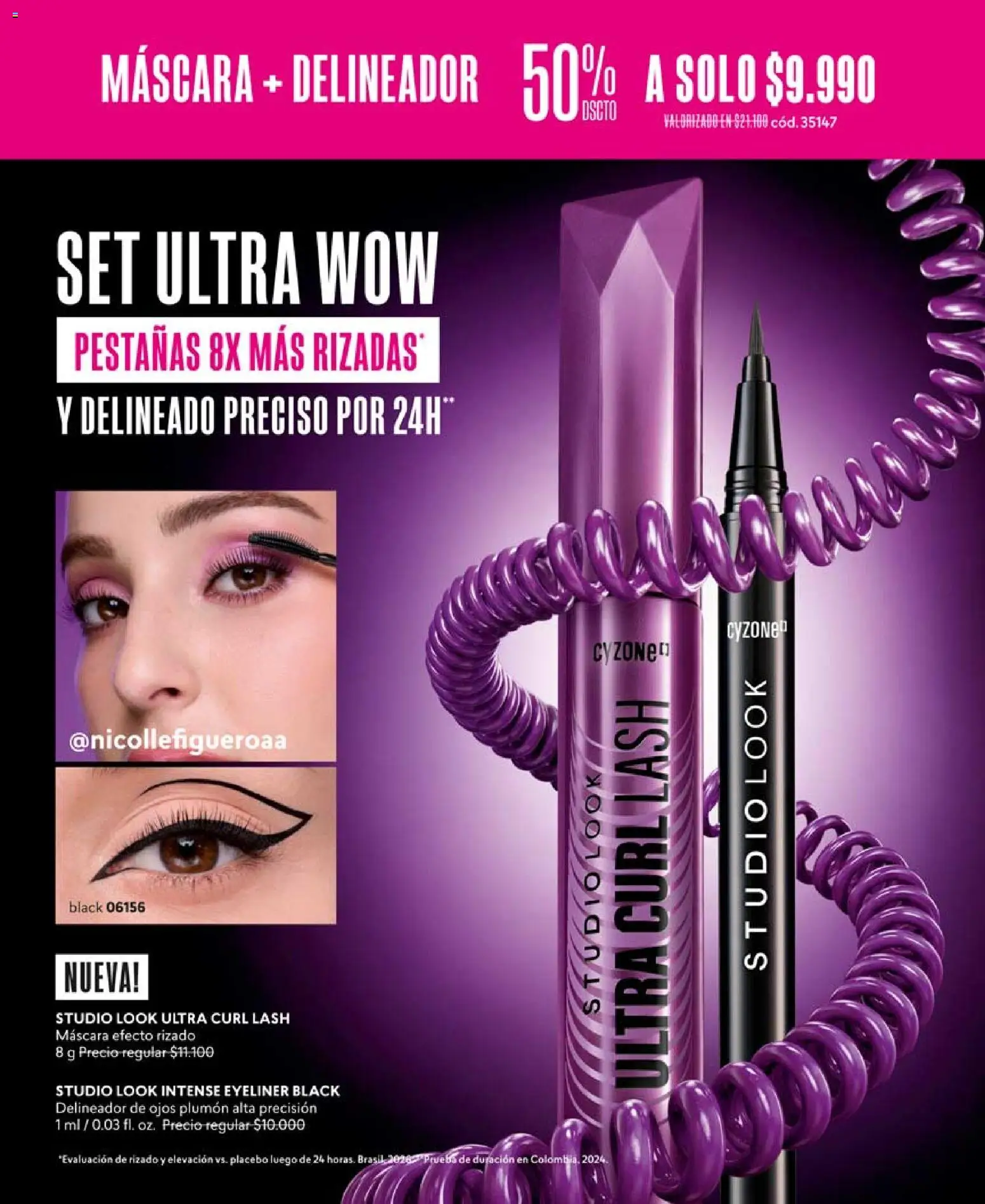 Catálogo CyZone Campaña 15 │ válido desde el 06.09.2026 | Página: 124 | Productos: Máscara, Delineador de ojos, Delineador, Plumón