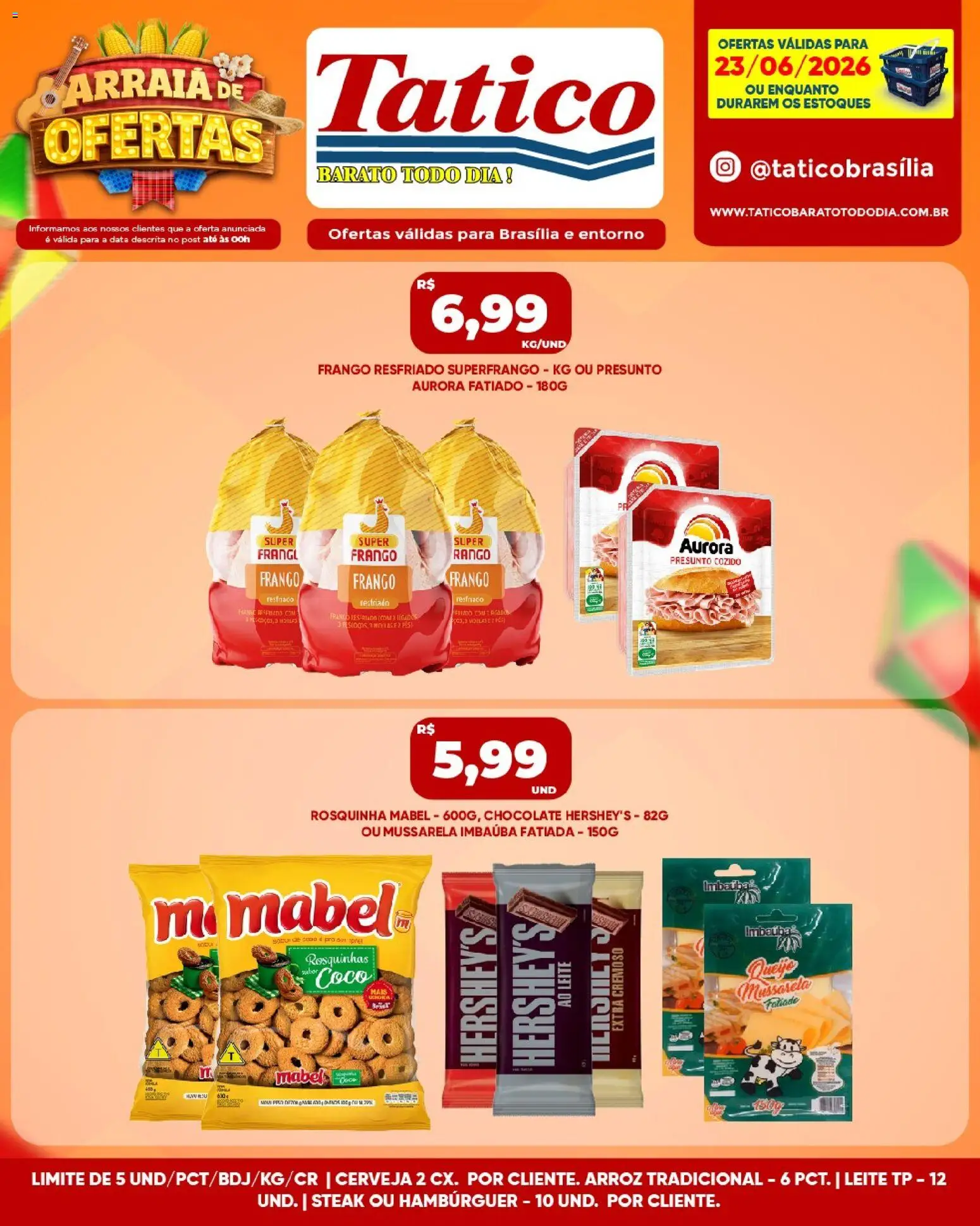 Tatico Folheto - válido de 24/06/2026 | Página: 30 | Produtos: Coco, Leite, Arroz, Frango