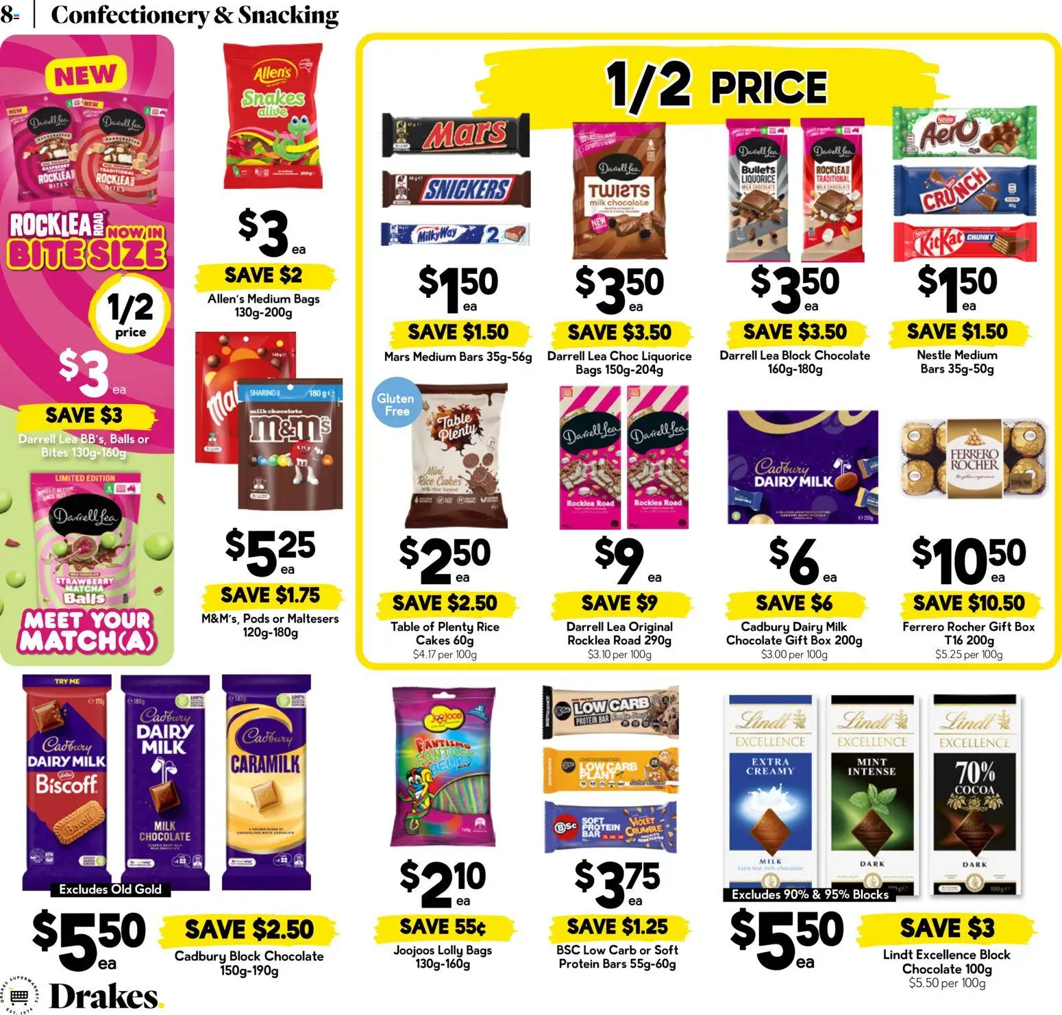 Drakes catalogue - valid from 01/07/2026 | Page: 8 | Products: Milk, Dairy, Potatoes, Chocolate
