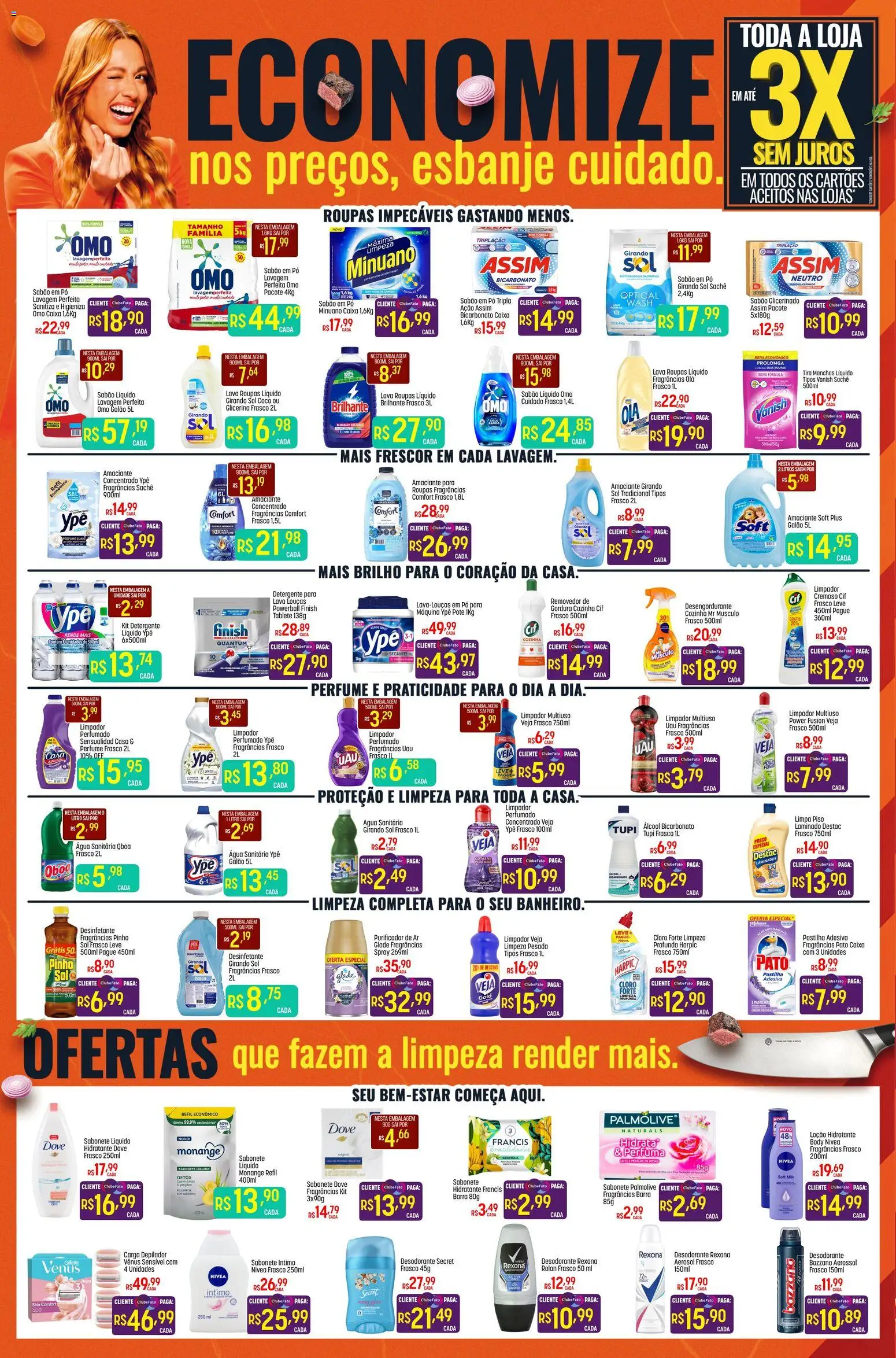 Super Muffato Folheto - válido de 21/07/2026 | Página: 6 | Produtos: Desengordurante, Sabão, Purificador, Body