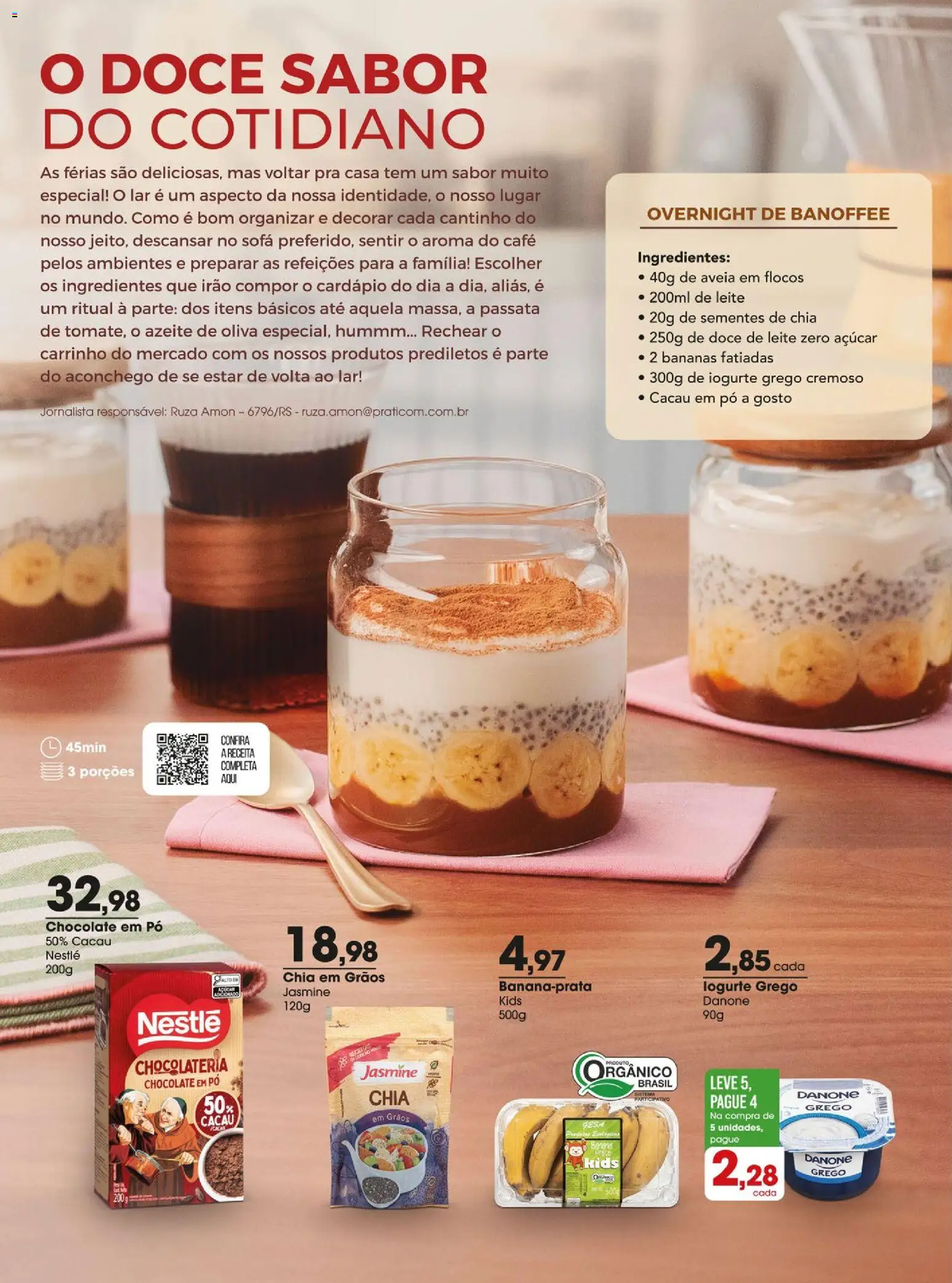 Zaffari Folheto - válido de 03.03.2026 | Página: 2 | Produtos: Flocos, Aveia, Açúcar, Azeite