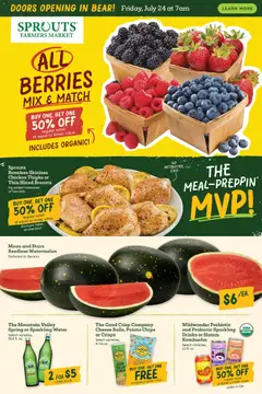 Preview of Sprouts weekly ads valid from 07/22/2026