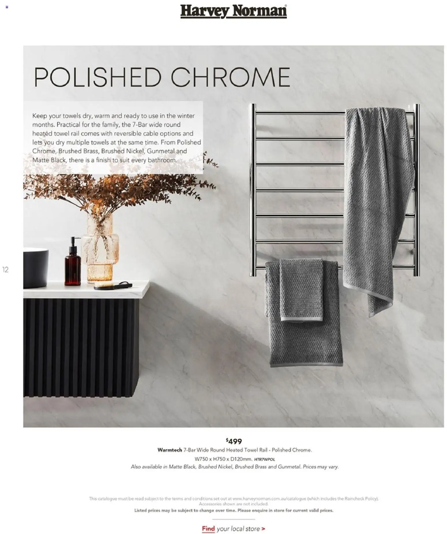 Harvey Norman catalogue - valid from 09.02.2026 | Page: 12 | Products: Towels, Suit, Accessories, Cable