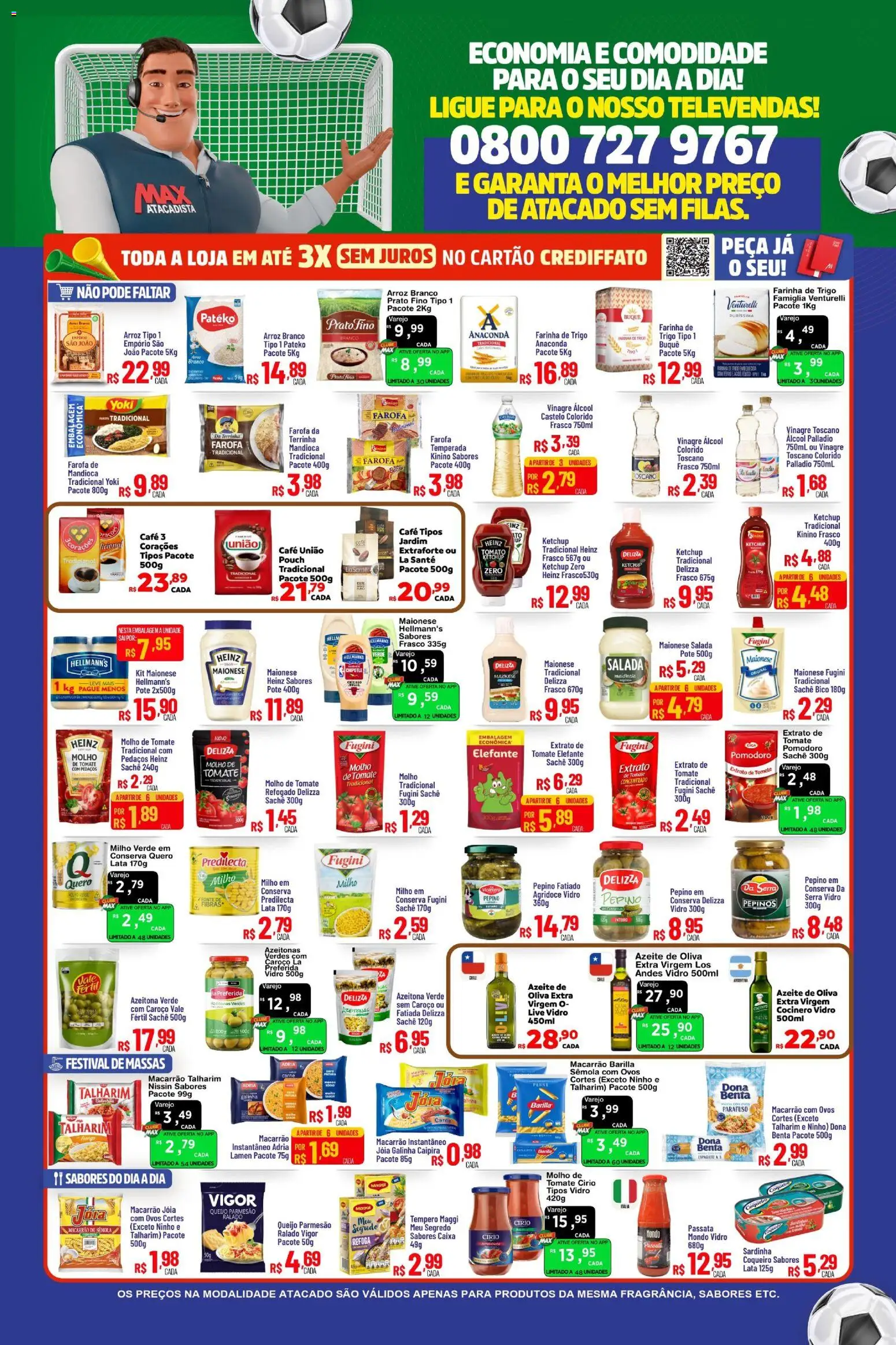 Max Atacadista Folheto - válido de 11.06.2026 | Página: 2 | Produtos: Azeitonas, Ovos, Arroz, Farofa