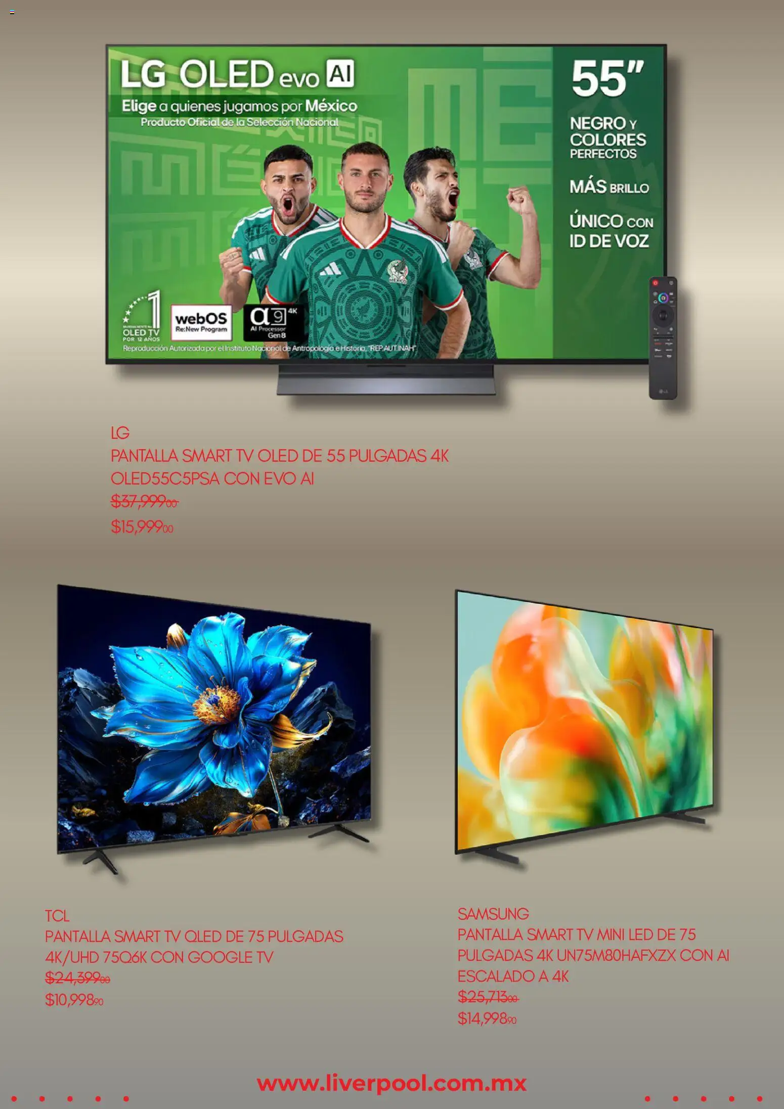 Nuevas ofertas de Liverpool válidas en toda la República Mexicana desde el 25.05.2026. ¡Encuentra las mejores ofertas en Liverpool Hot Sale! | Página: 3 | Productos: Brillo