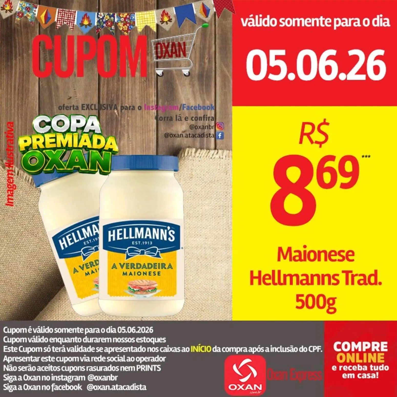 Oxan Atacadista Folheto - válido de 05.06.2026 | Página: 14 | Produtos: Copa, Maionese