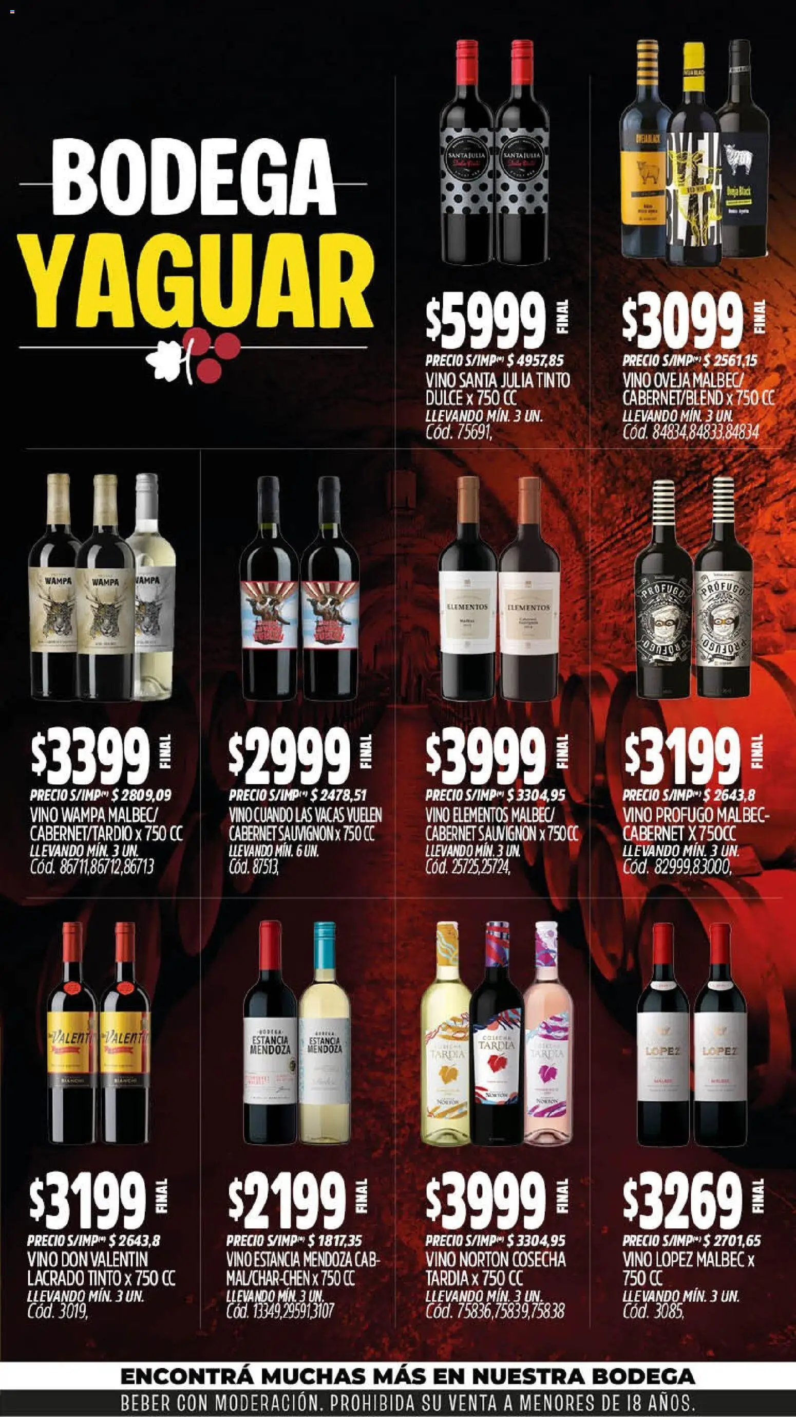 Yaguar - Oferta Semanal Córdoba │ válido desde el 14/09/2026 | Página: 6 | Productos: Dulce, Vino