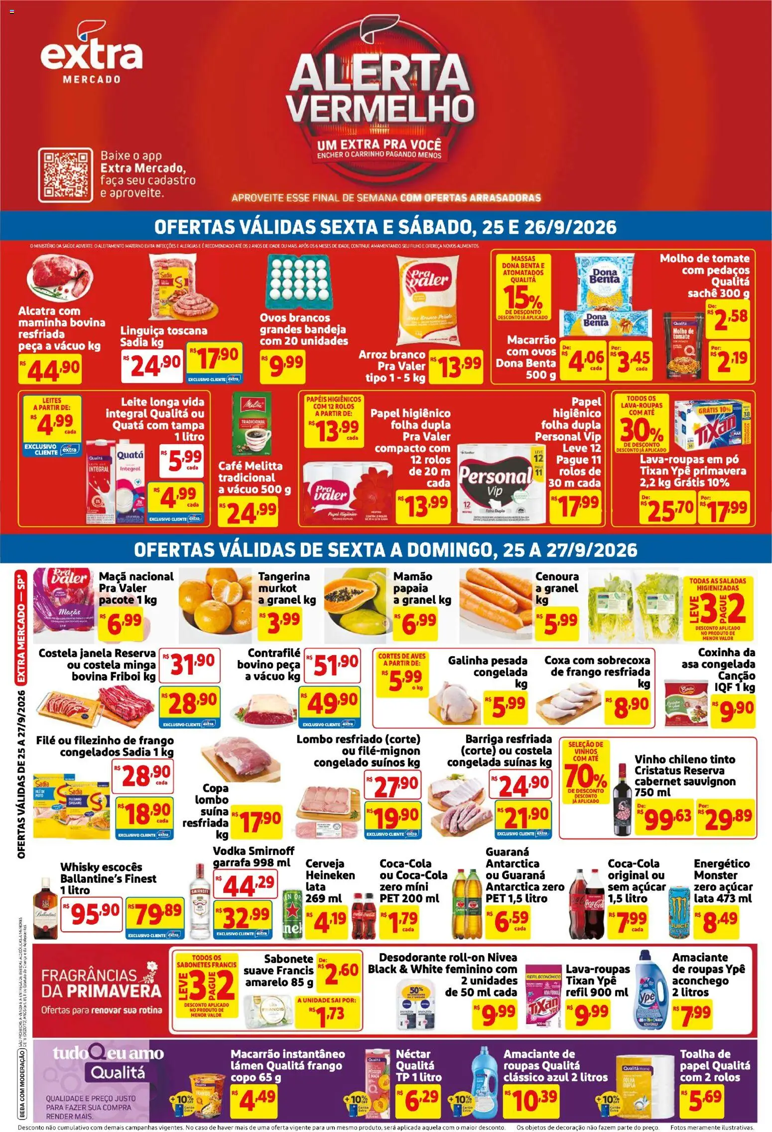 Extra Folheto - válido de 25/09/2026 | Página: 1