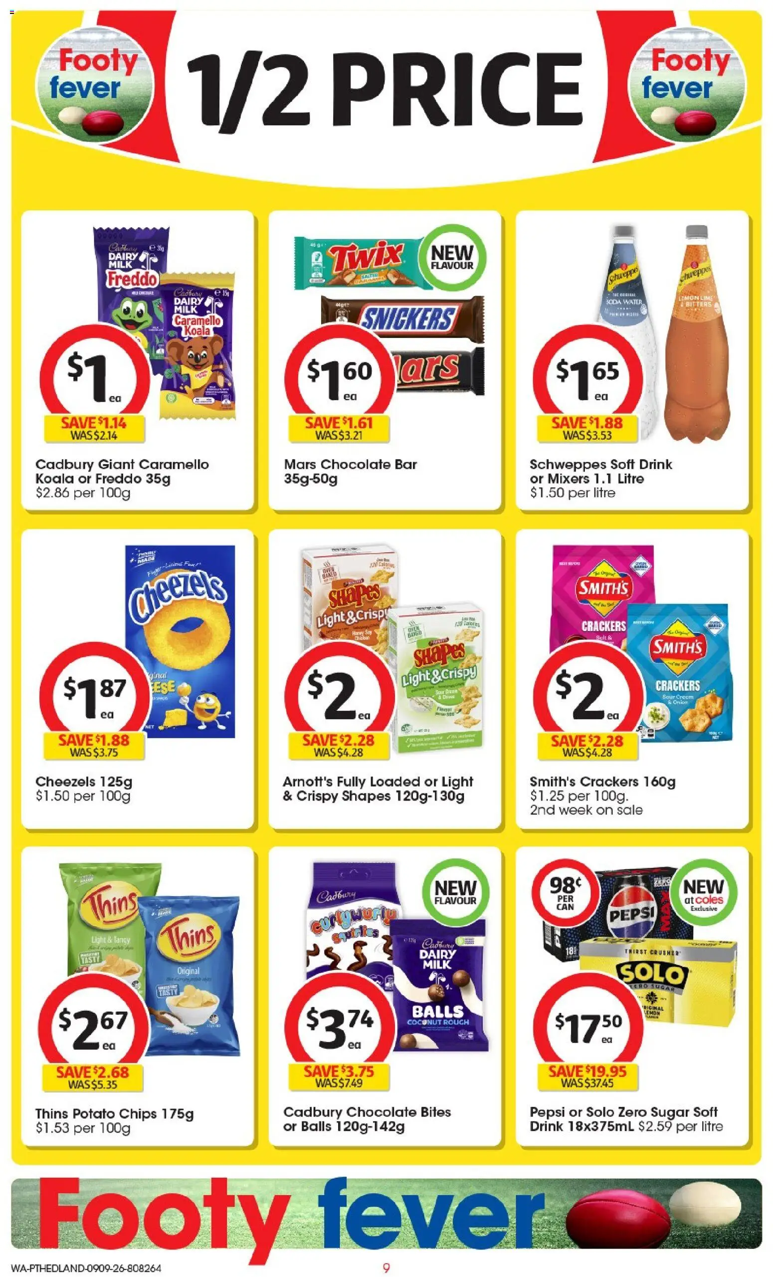 Coles catalogue - valid from 09/09/2026 | Page: 9 | Products: Toilet, Powder, Conditioner, Stain remover