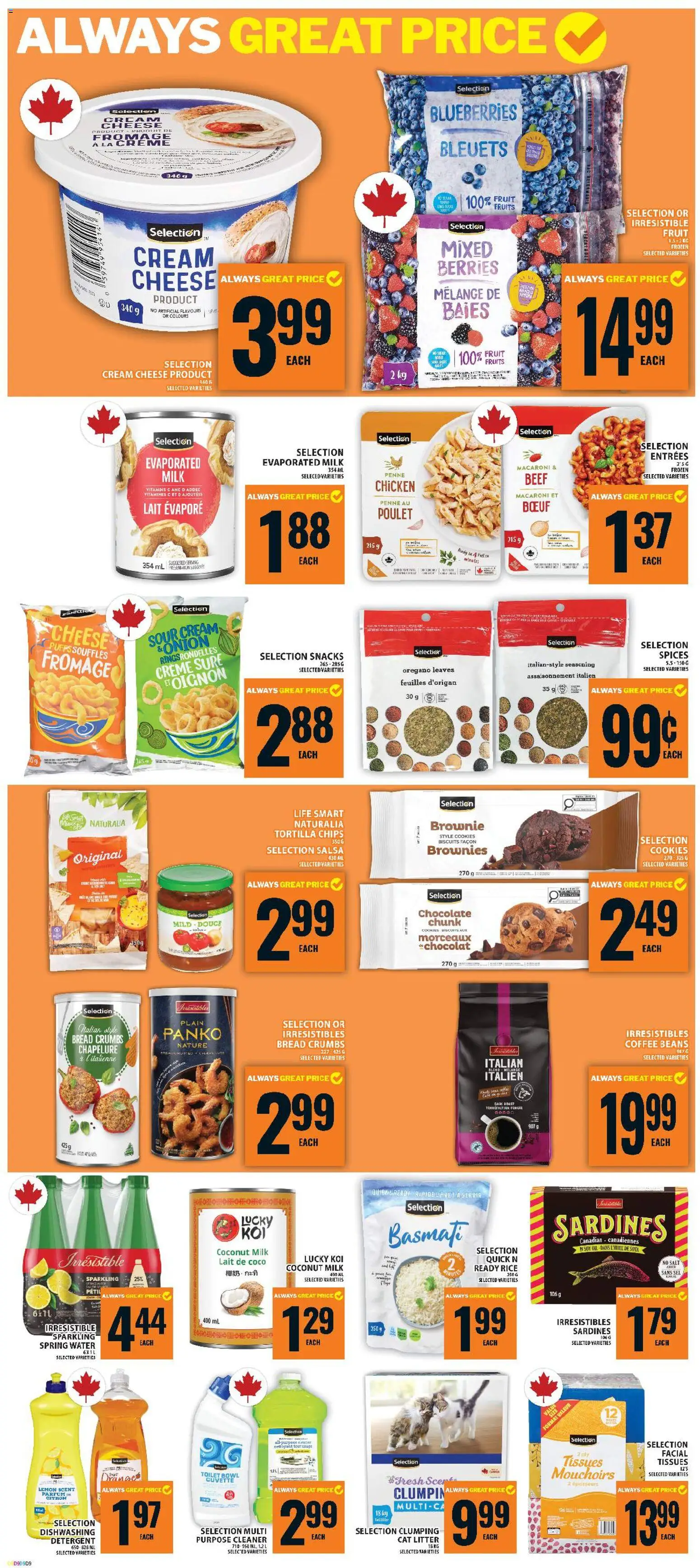 Food Basics flyer valid from 18.06.2026 | Page: 11 | Products: Sour cream, Cookies, Chocolate, Chicken