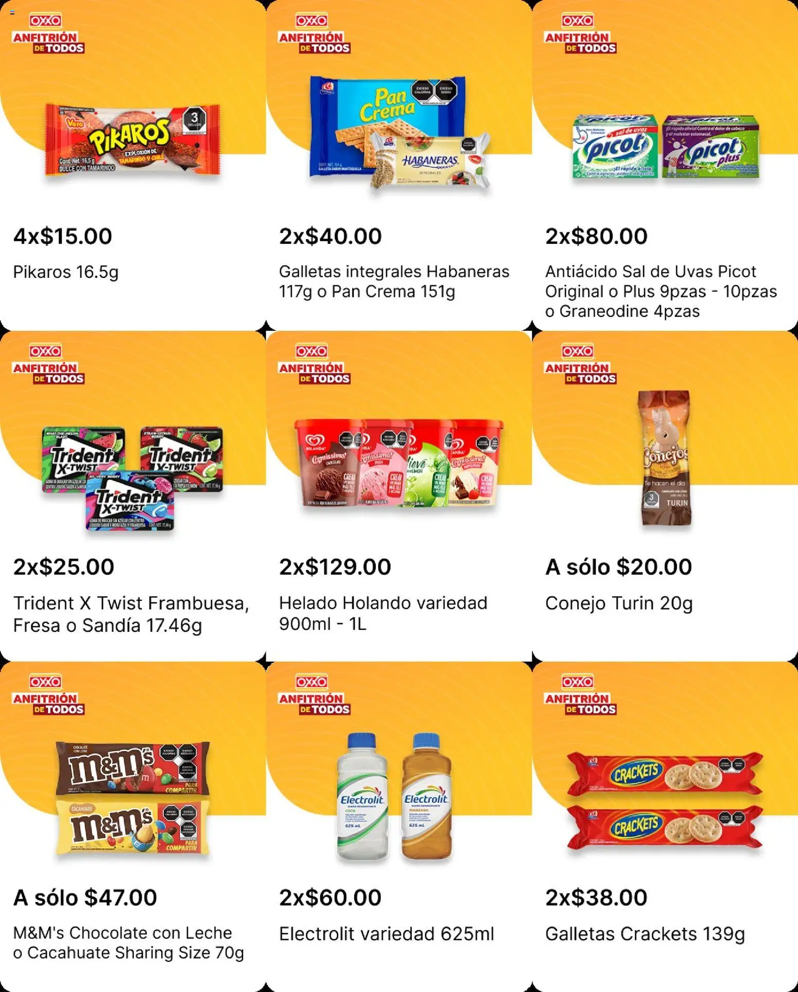 Nuevas ofertas de OXXO válidas en toda la República Mexicana desde el 12.03.2026. ¡Encuentra las mejores ofertas en OXXO folleto! | Página: 16 | Productos: Desodorante, Manzana, Pasta, Servilletas