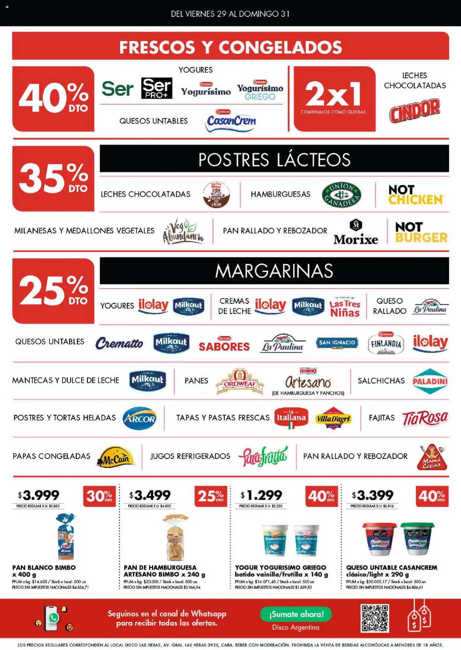 Disco ofertas │ válido desde el 28.05.2026 | Página: 4 | Productos: Dulce de leche, Leche, Pan, Pan rallado