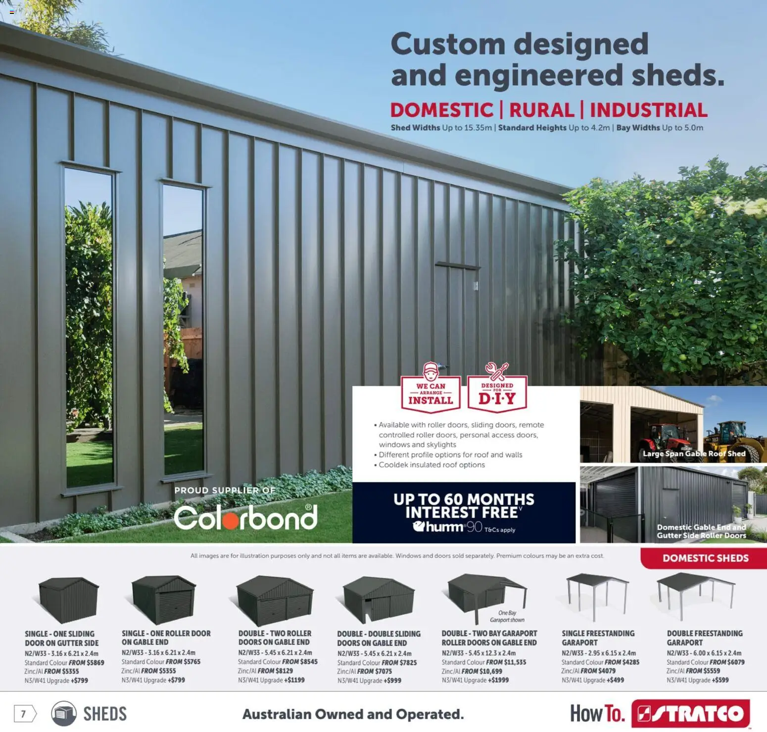 Stratco catalogue - valid from 03/07/2026 | Page: 7 | Products: Door, Shed, Domestic