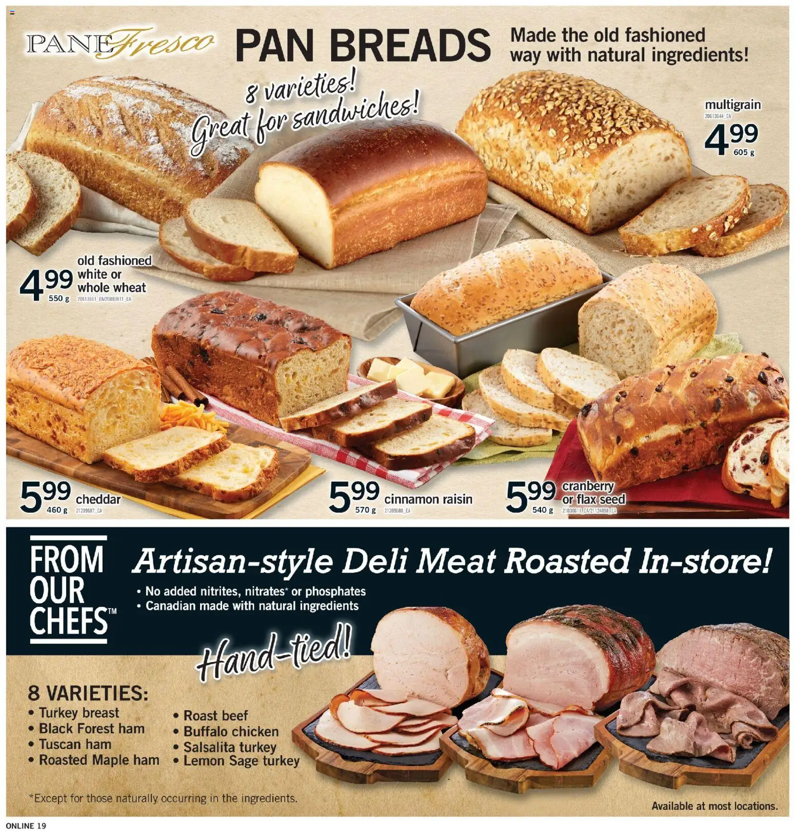 Fortinos flyer valid from Sep 3, 2026 | Page: 19 | Products: Turkey, Roast, Chicken, Ingredients