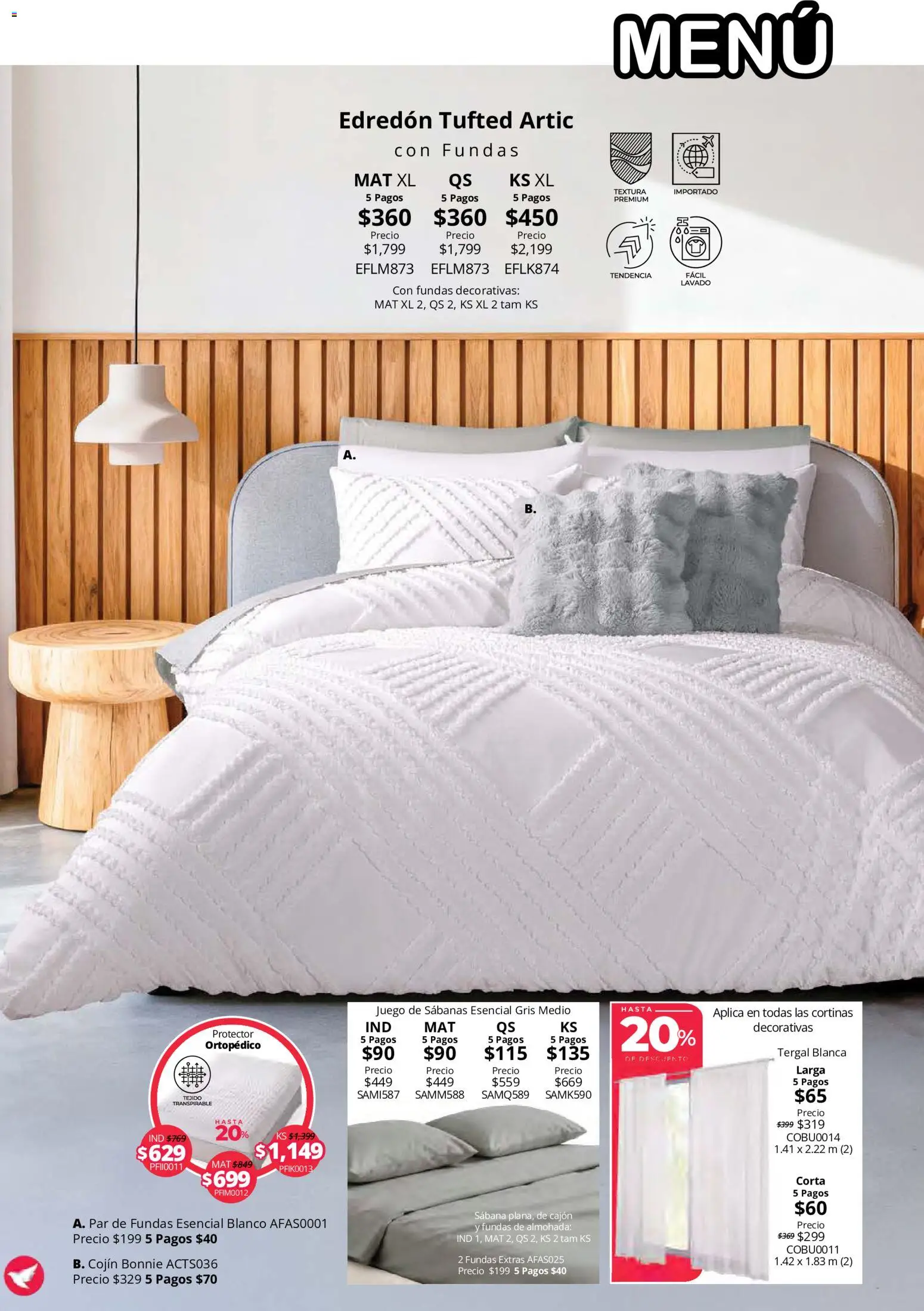 Nuevas ofertas de Colchas Concord válidas en toda la República Mexicana desde el 15/10/2026. ¡Encuentra las mejores ofertas en Colchas Concord catálogo! | Página: 34