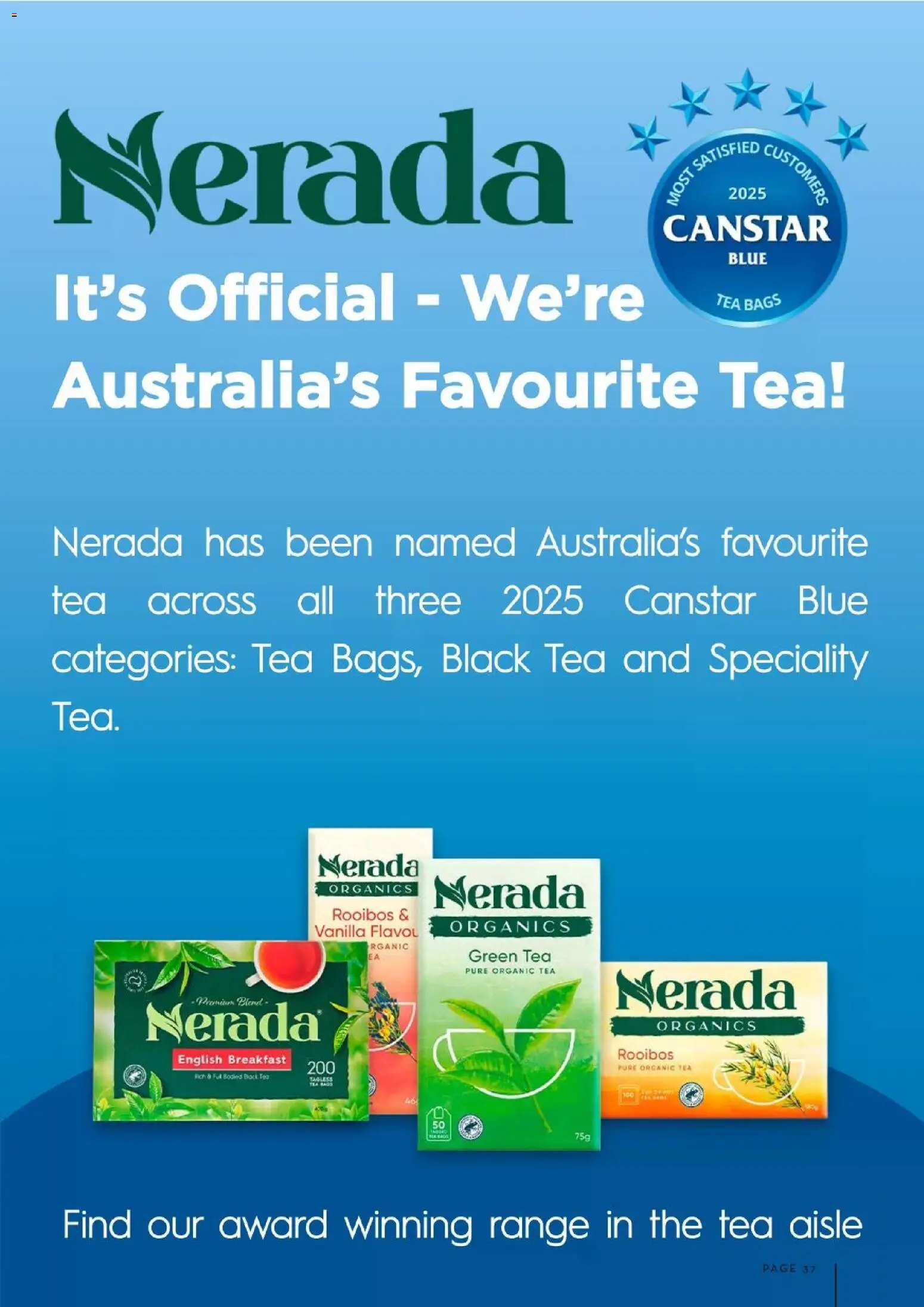 Foodworks catalogue - valid from 01/08/2026 | Page: 37 | Products: Tea, Green tea, Black tea, Vanilla