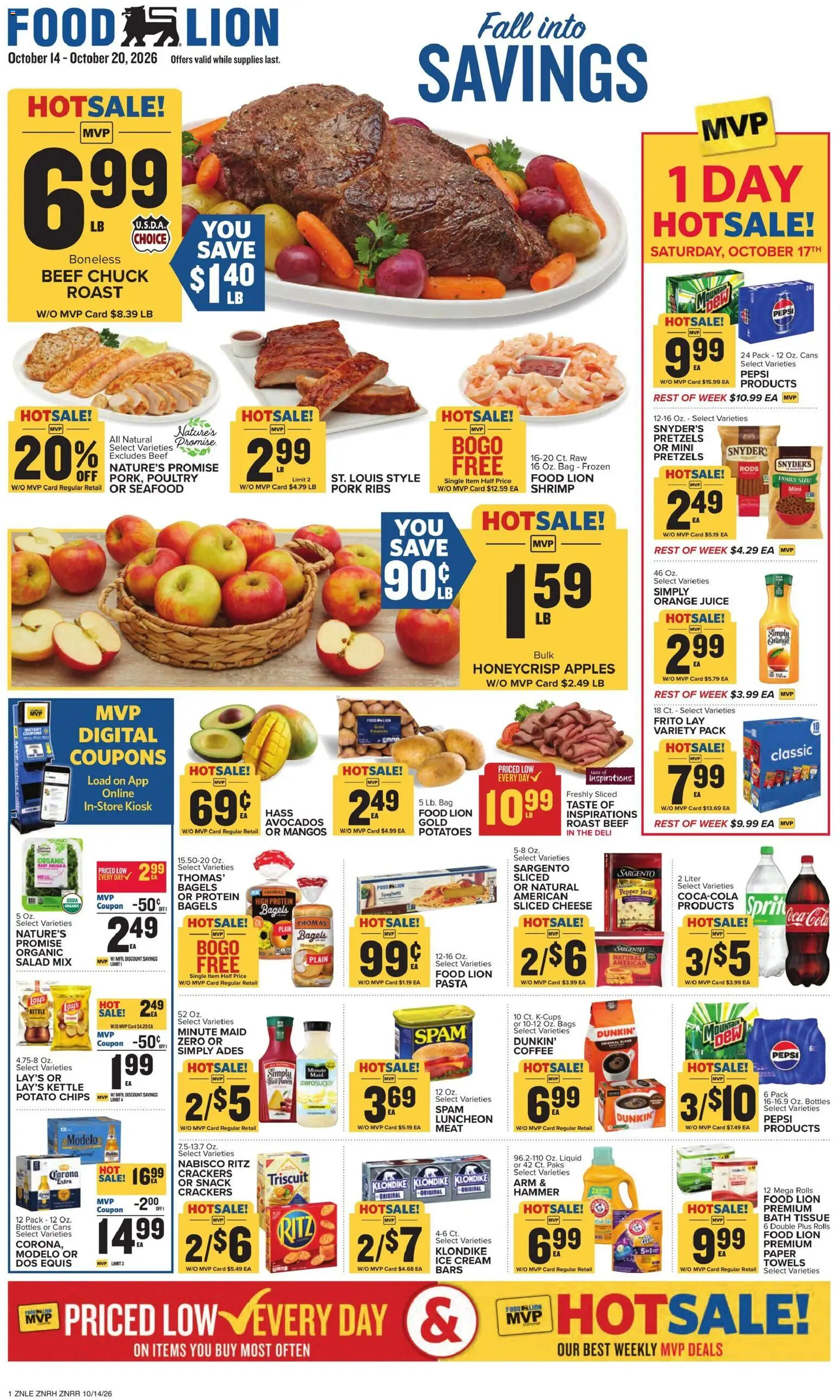 Food Lion Weekly Ad - valid from 10/14/2026 | Page: 1