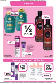 Preview of Priceline Pharmacy catalogue - valid from 30/07/2026 | Page: 11 | Products: Shampoo, Conditioner, Oil