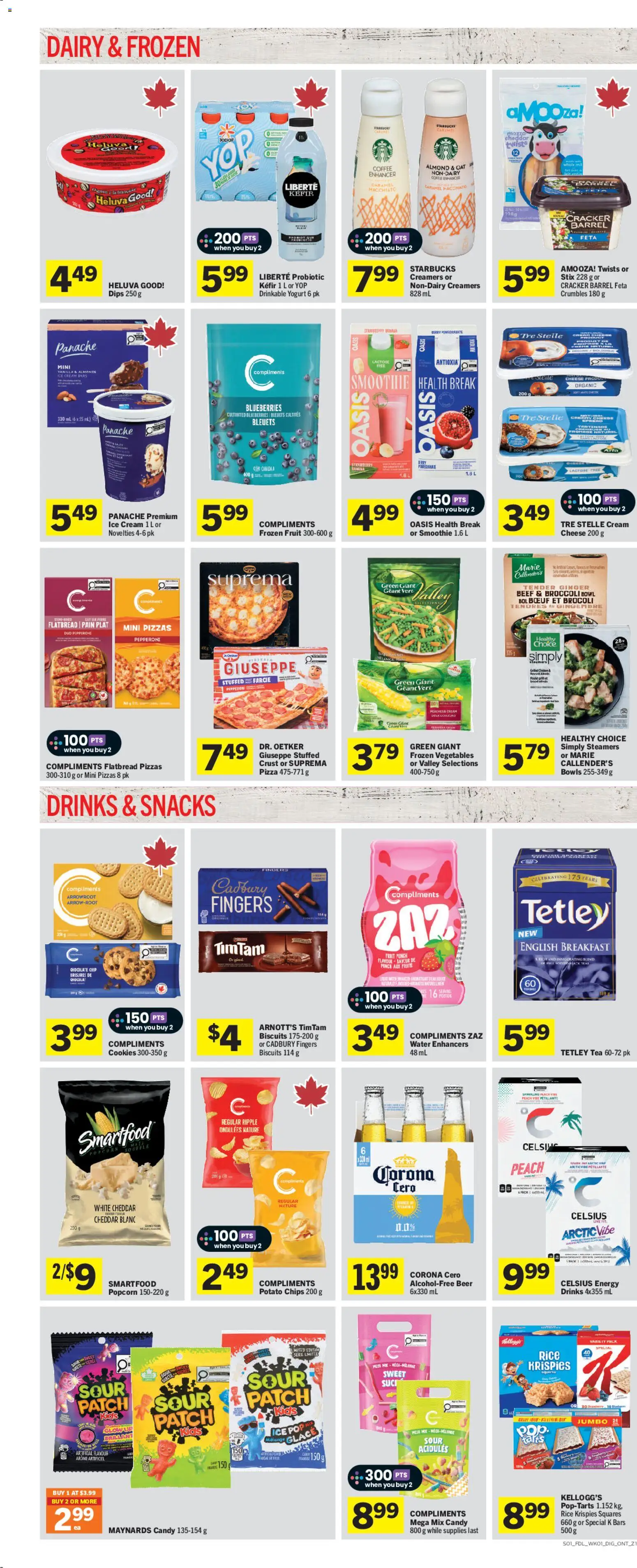 Foodland flyer valid from 30.04.2026 | Page: 5 | Products: Tea, Chips, Cookies, Pizza
