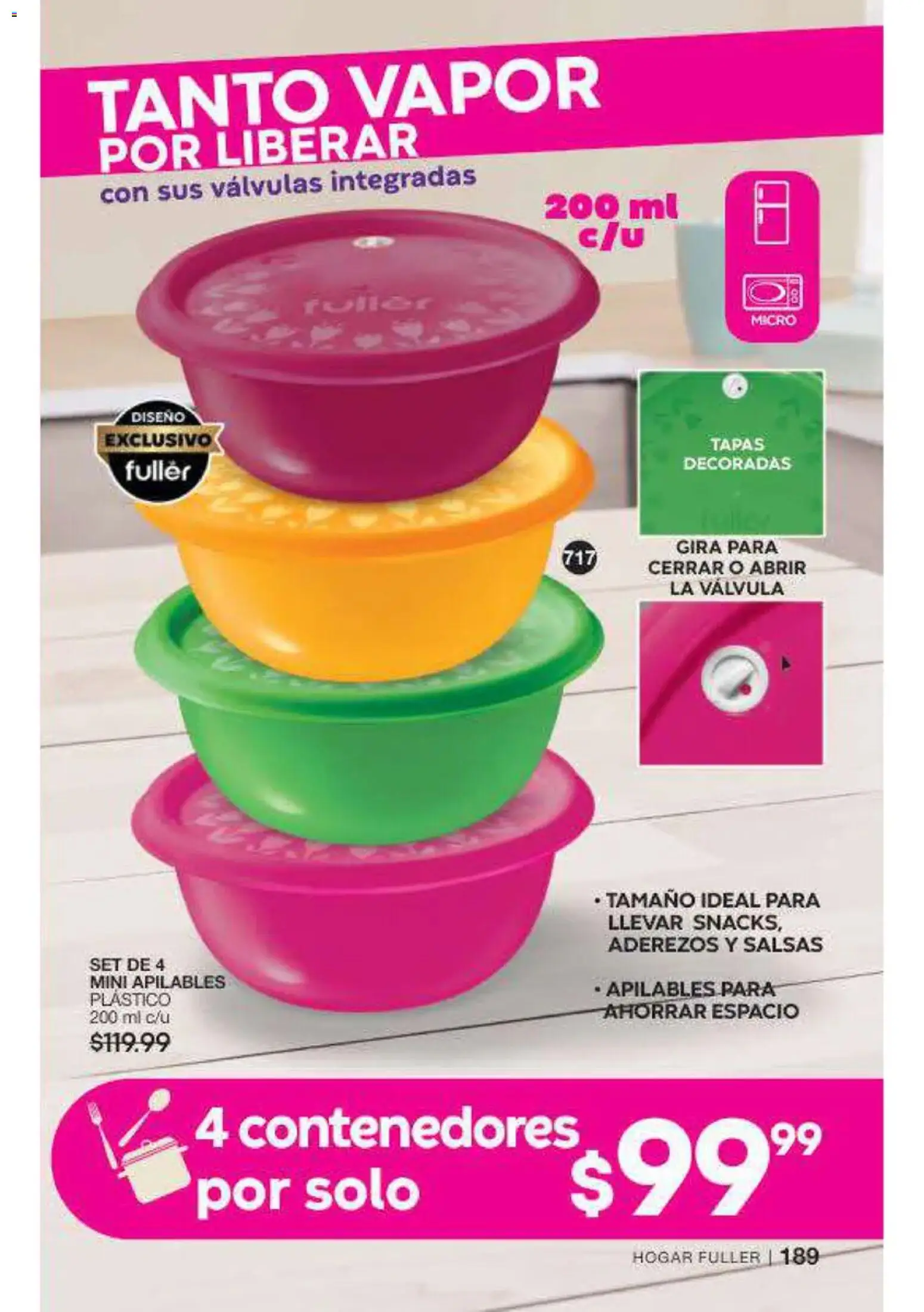 Nuevas ofertas de Fuller válidas en toda la República Mexicana desde el 16/09/2026. ¡Encuentra las mejores ofertas en Fuller campaña 12 2026! | Página: 190 | Productos: Válvula, Salsas