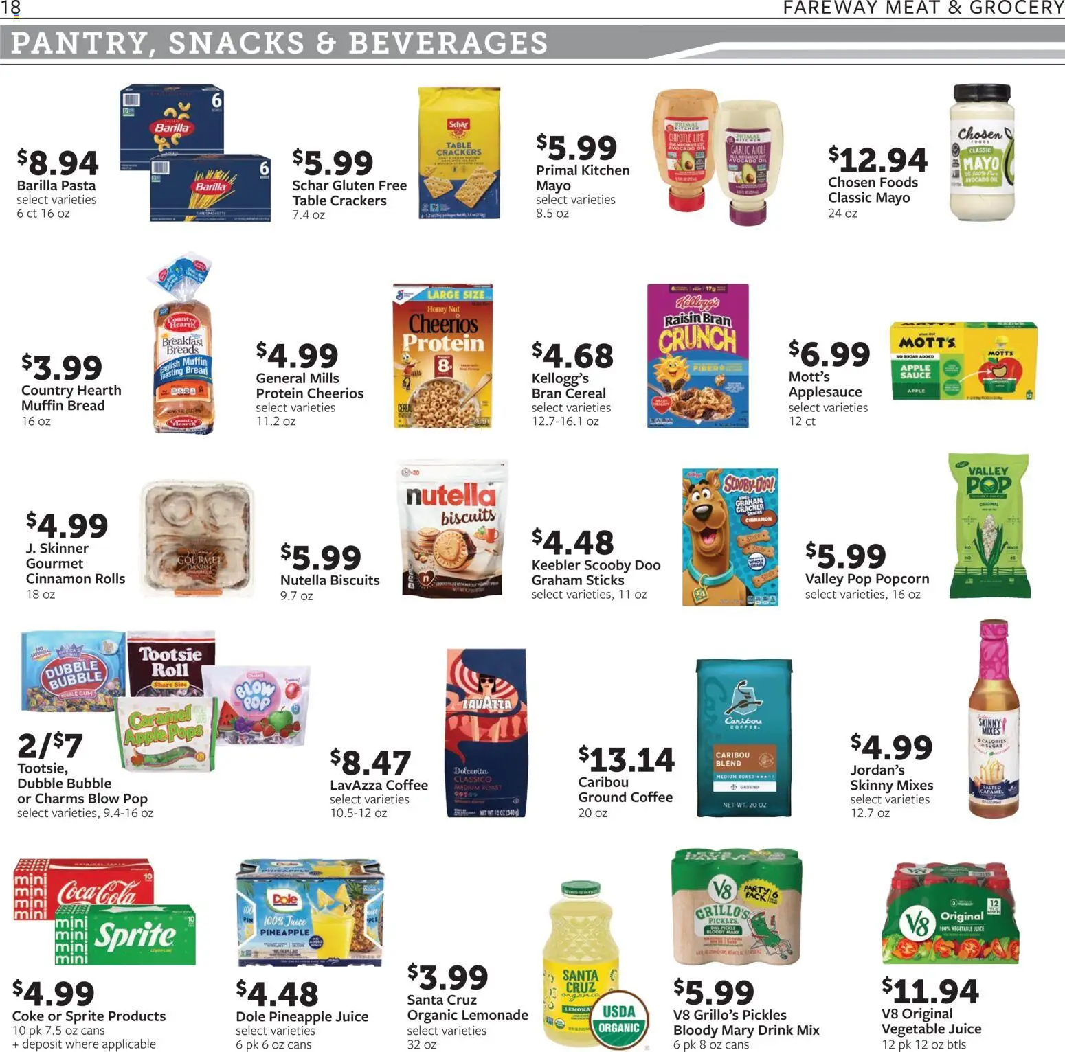 Fareway Weekly Ad - valid from 09/28/2026 | Page: 18 | Products: Bread, Avocado, Dill, Snacks