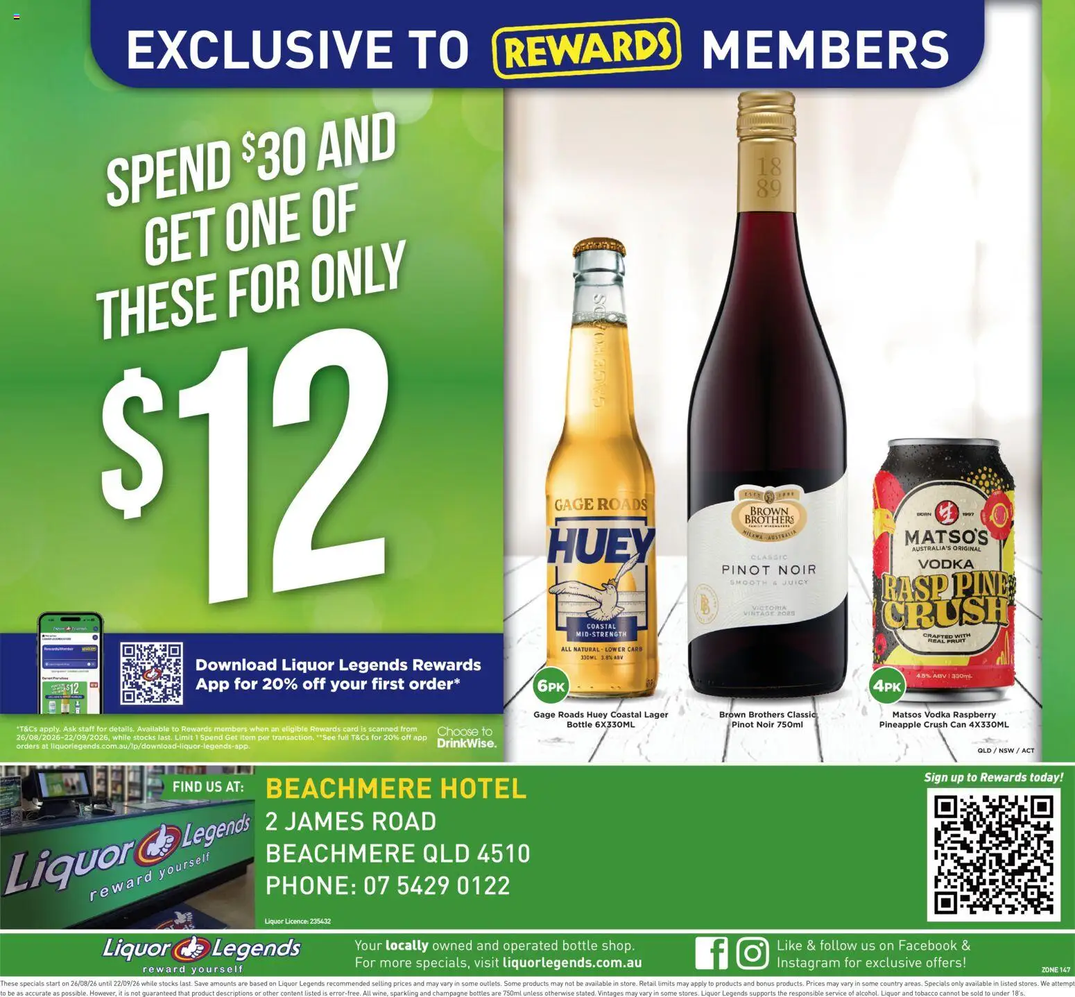 Liquor Legends catalogue - valid from 26/08/2026 | Page: 8 | Products: Pineapple, Vodka, Raspberry, Phone
