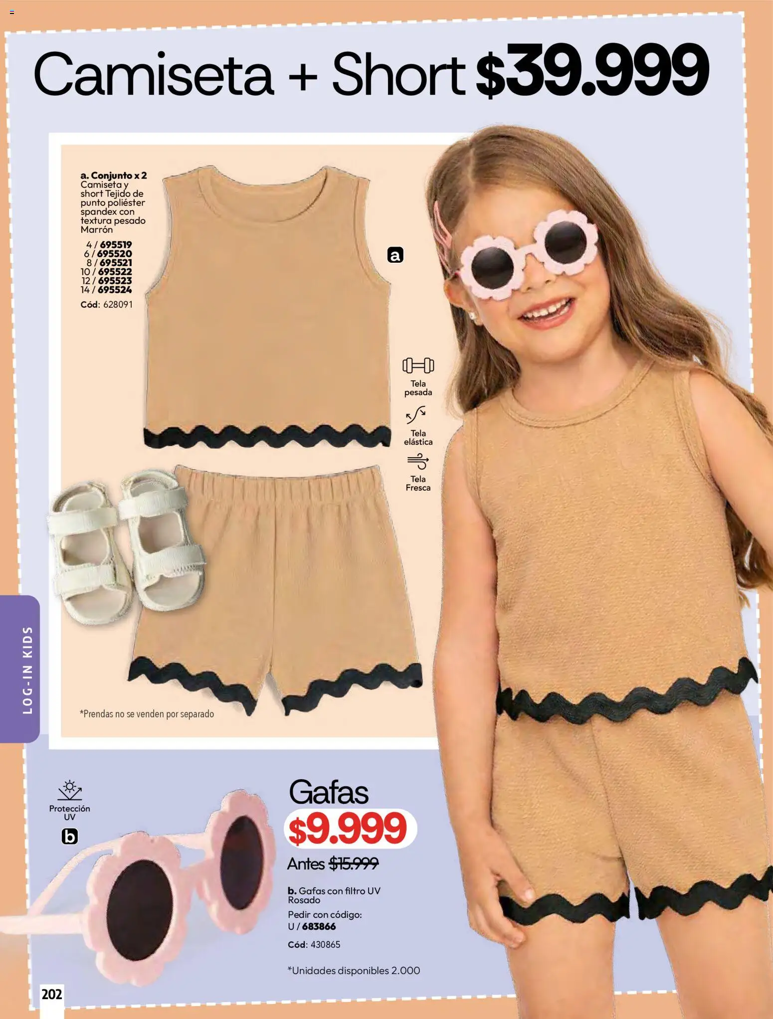 Pacifika revista - valida desde el 01.03.2026 | Página: 204 | Productos: Short, Camiseta, Conjunto