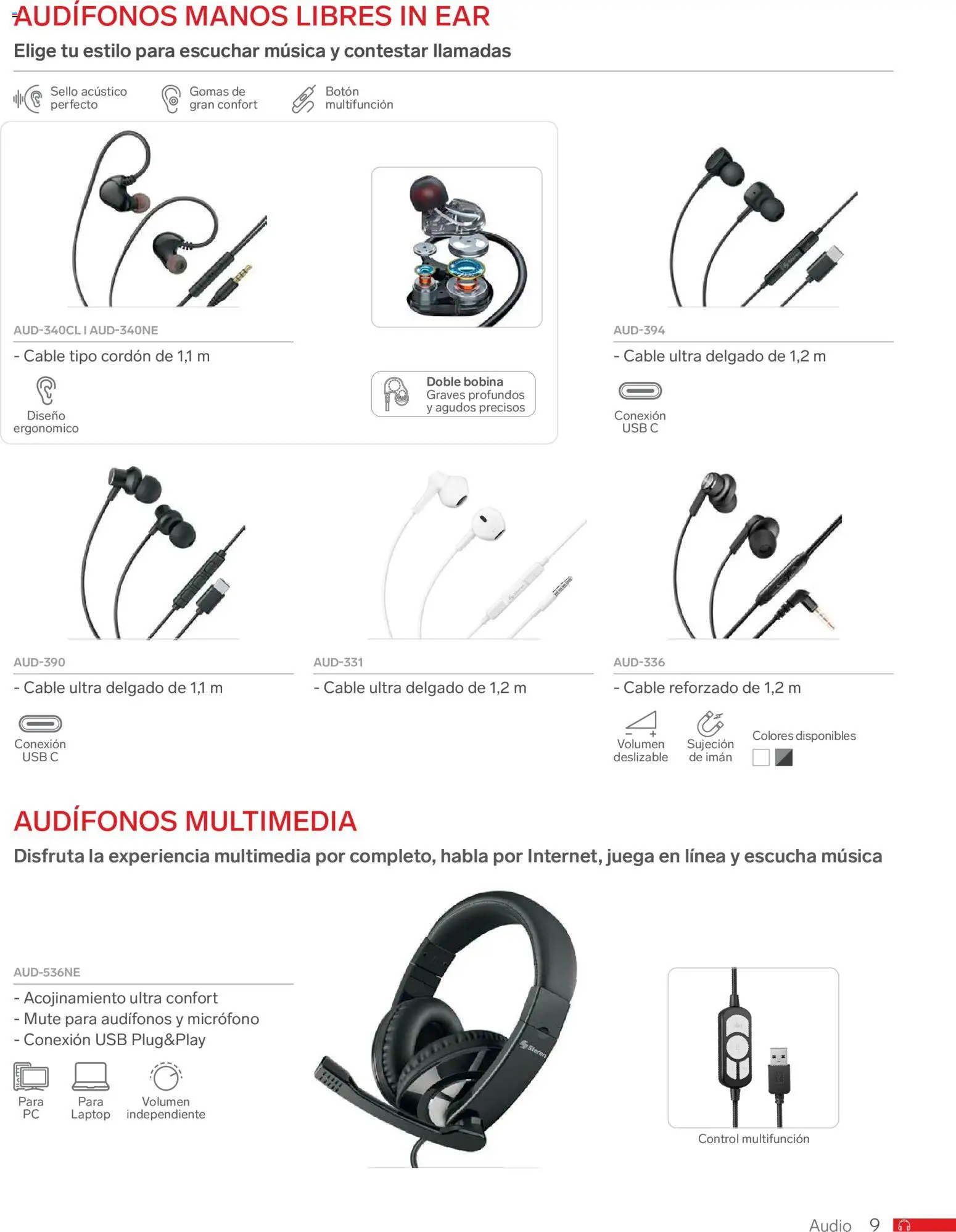 Nuevas ofertas de Steren válidas en toda la República Mexicana desde el 01.01.2026. ¡Encuentra las mejores ofertas en Steren catálogo! | Página: 21 | Productos: Usb, Audífonos, Cable, Micrófono