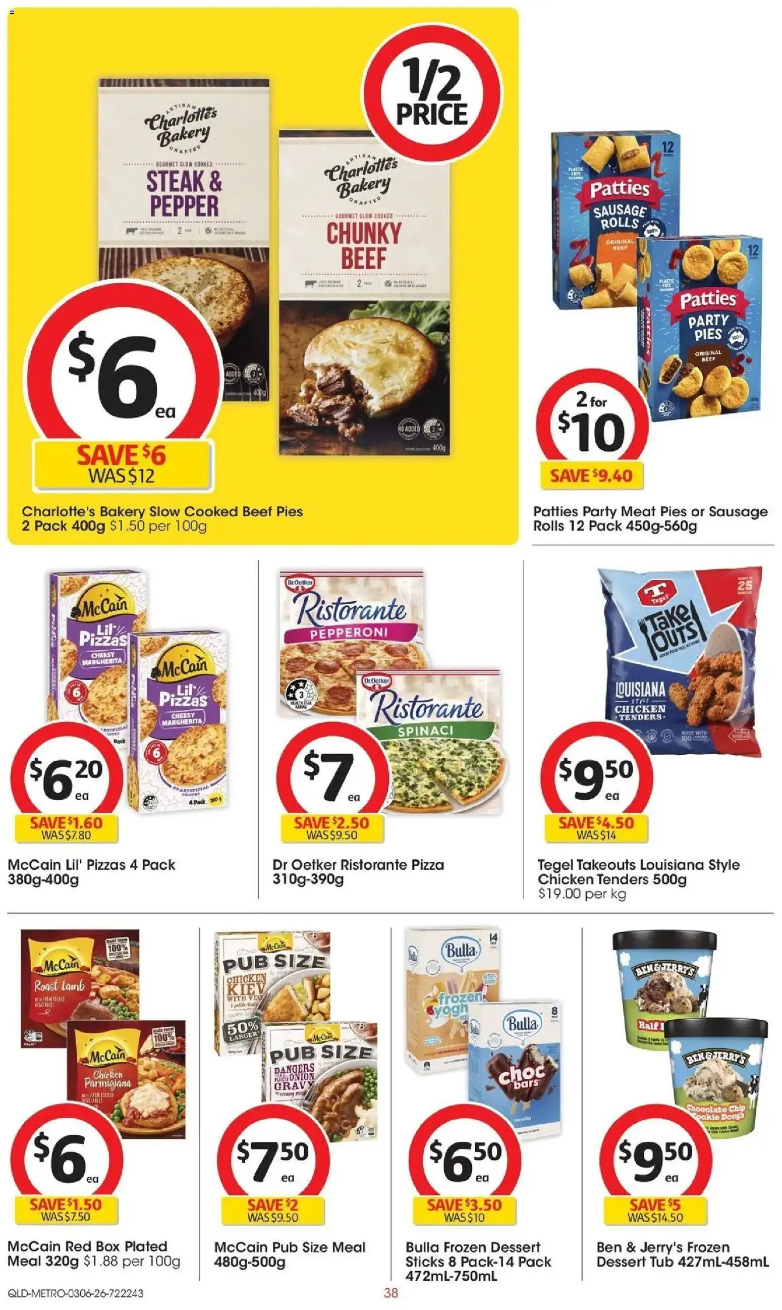 Coles catalogue - valid from 03.06.2026 | Page: 38 | Products: Chocolate, Chicken, Meat, Bakery