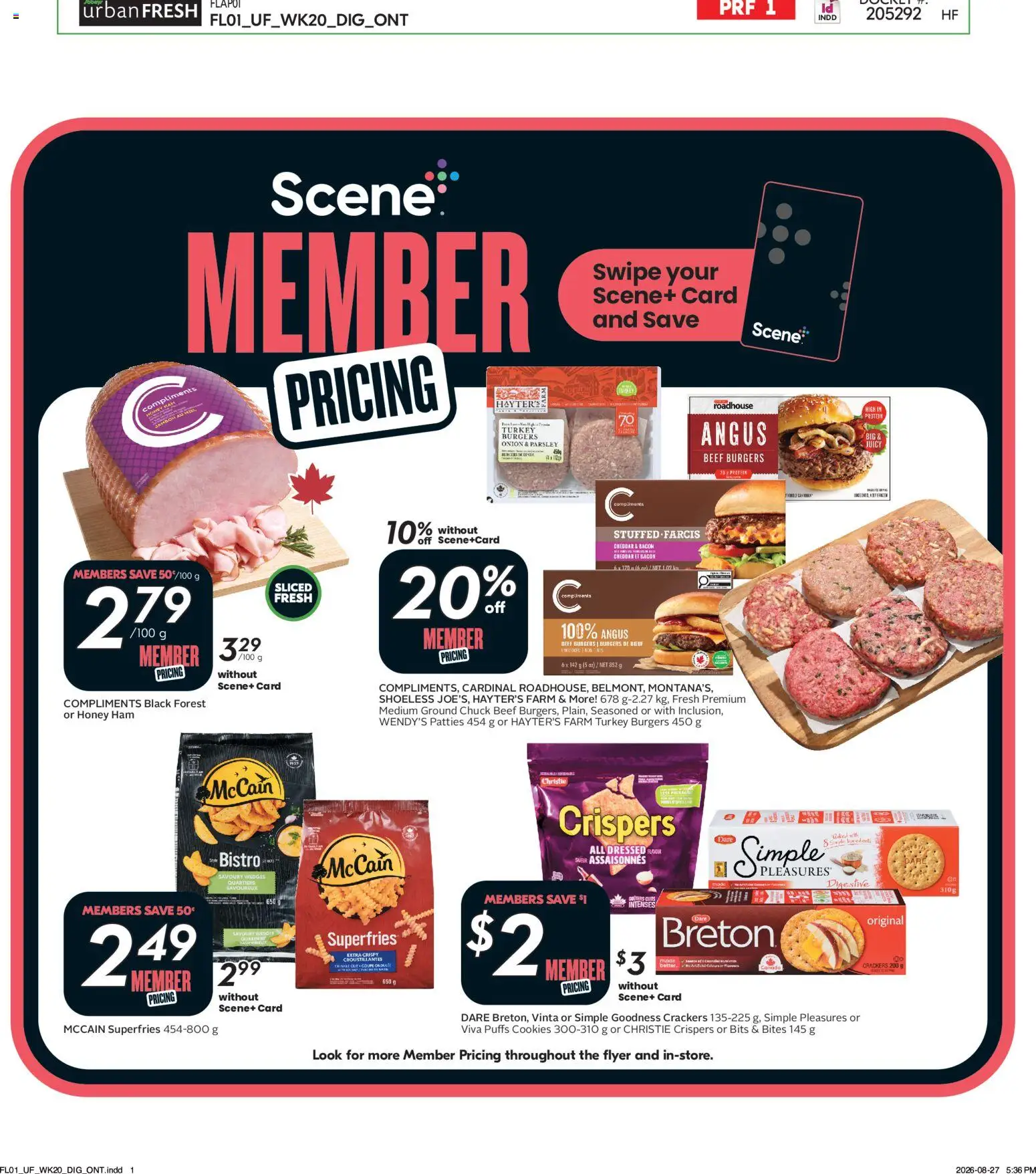 Sobeys flyer valid from Sep 10, 2026 | Page: 2 | Products: Crackers, Cheddar, Ham, Protein