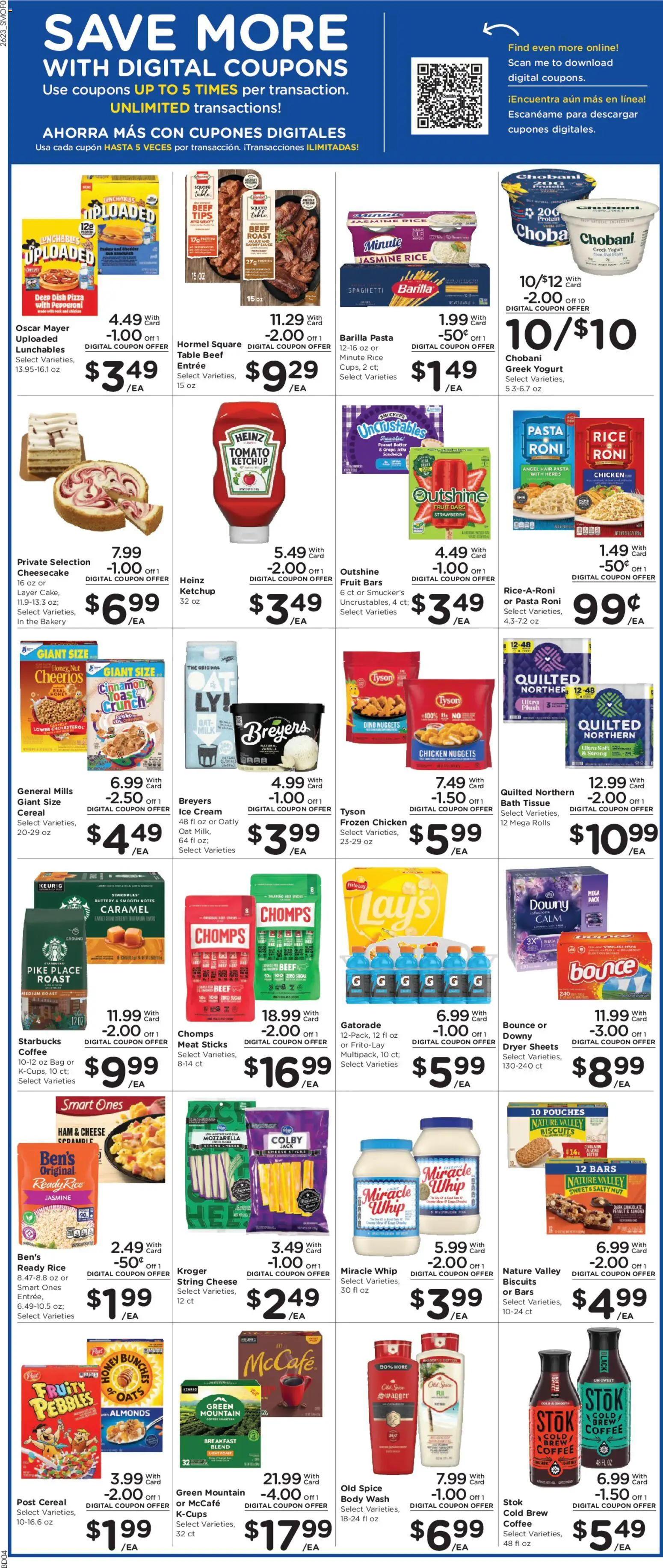 Smith's Weekly Ad - valid from 07/08/2026 | Page: 5 | Products: Table, Butter, Ham, Dryer