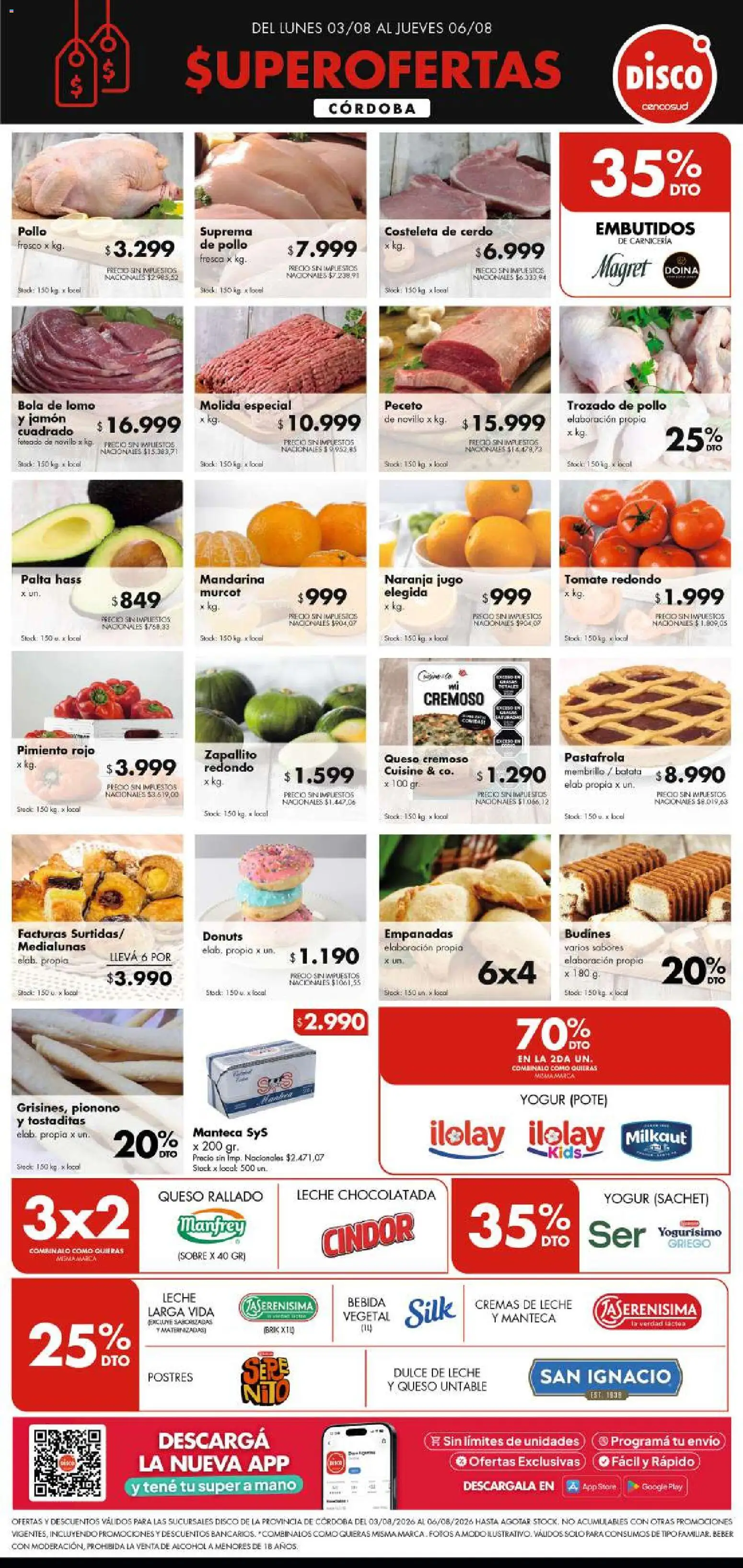 Disco ofertas │ válido desde el 02/08/2026 | Página: 1