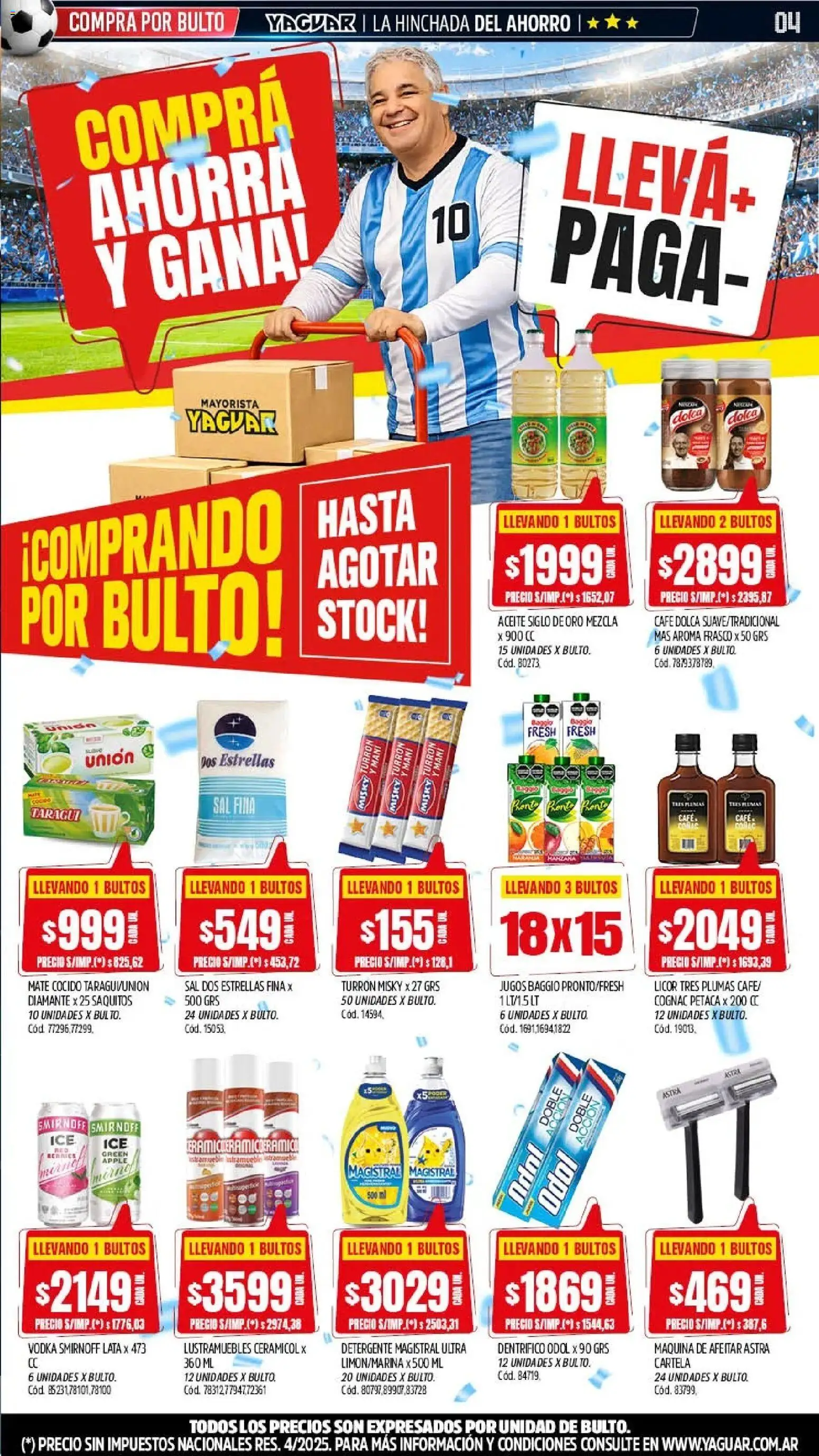 Yaguar - Oferta Semanal Santa Fé │ válido desde el 15.06.2026 | Página: 3 | Productos: Lustramuebles, Maquina de afeitar, Sal, Frasco
