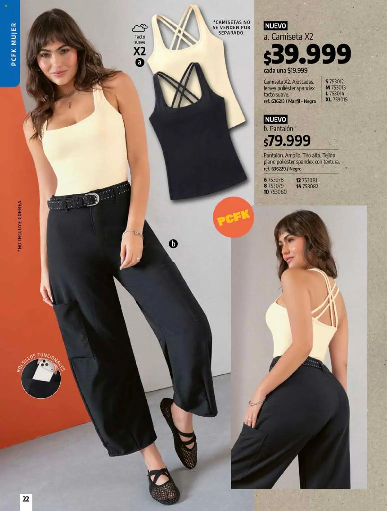 Pacifika revista - valida desde el 18/09/2026 | Página: 22 | Productos: Bolsillos, Camiseta
