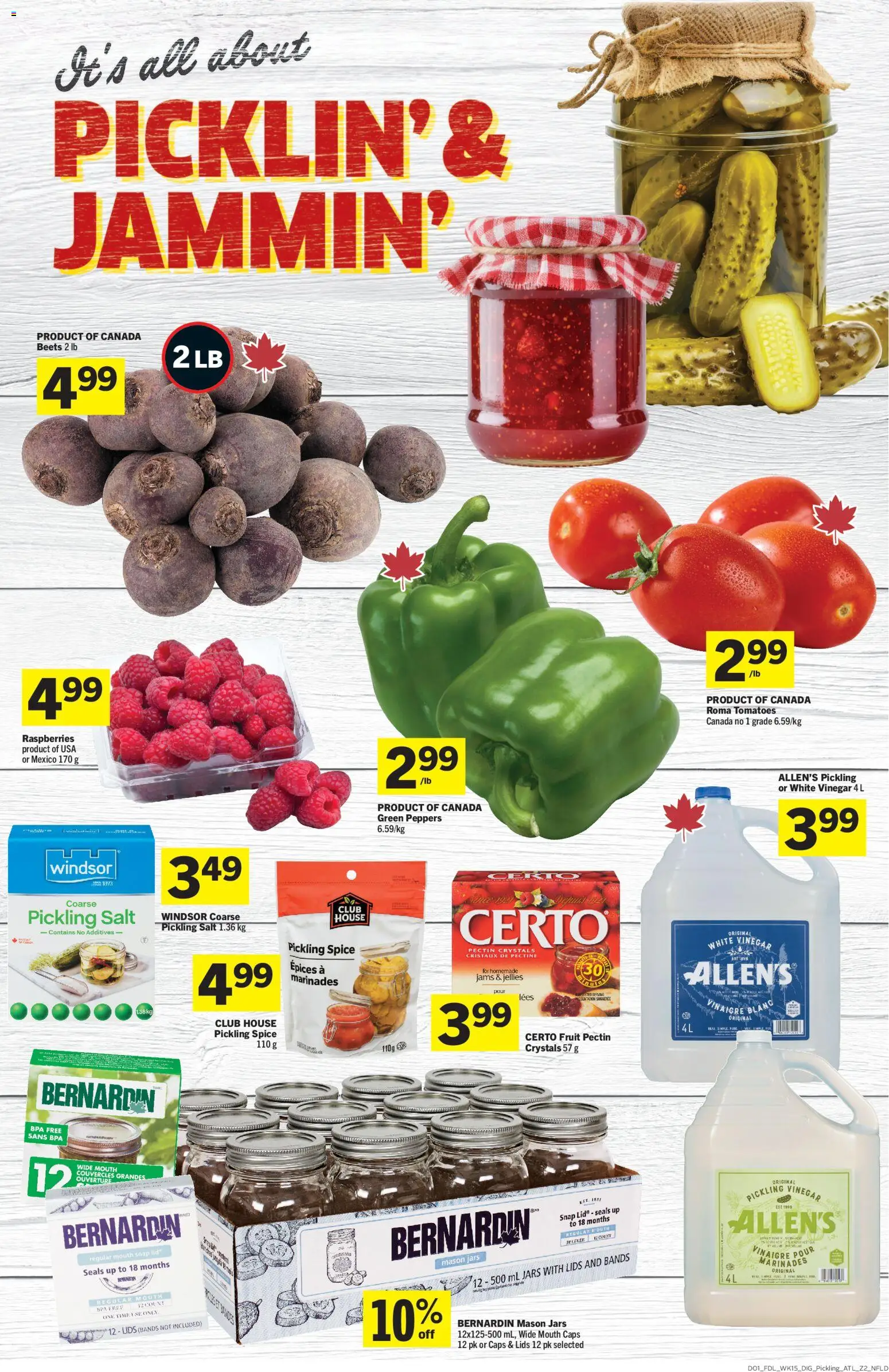 Foodland flyer valid from Aug 6, 2026 | Page: 9 | Products: Fruit, Raspberries, Salt, Tomatoes