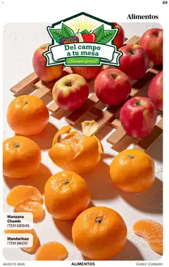 Vista previa de Mandarinas, Mandarinas, nuevo folleto de la tienda, válido en México a partir del 01/08/2026 | Página: 69