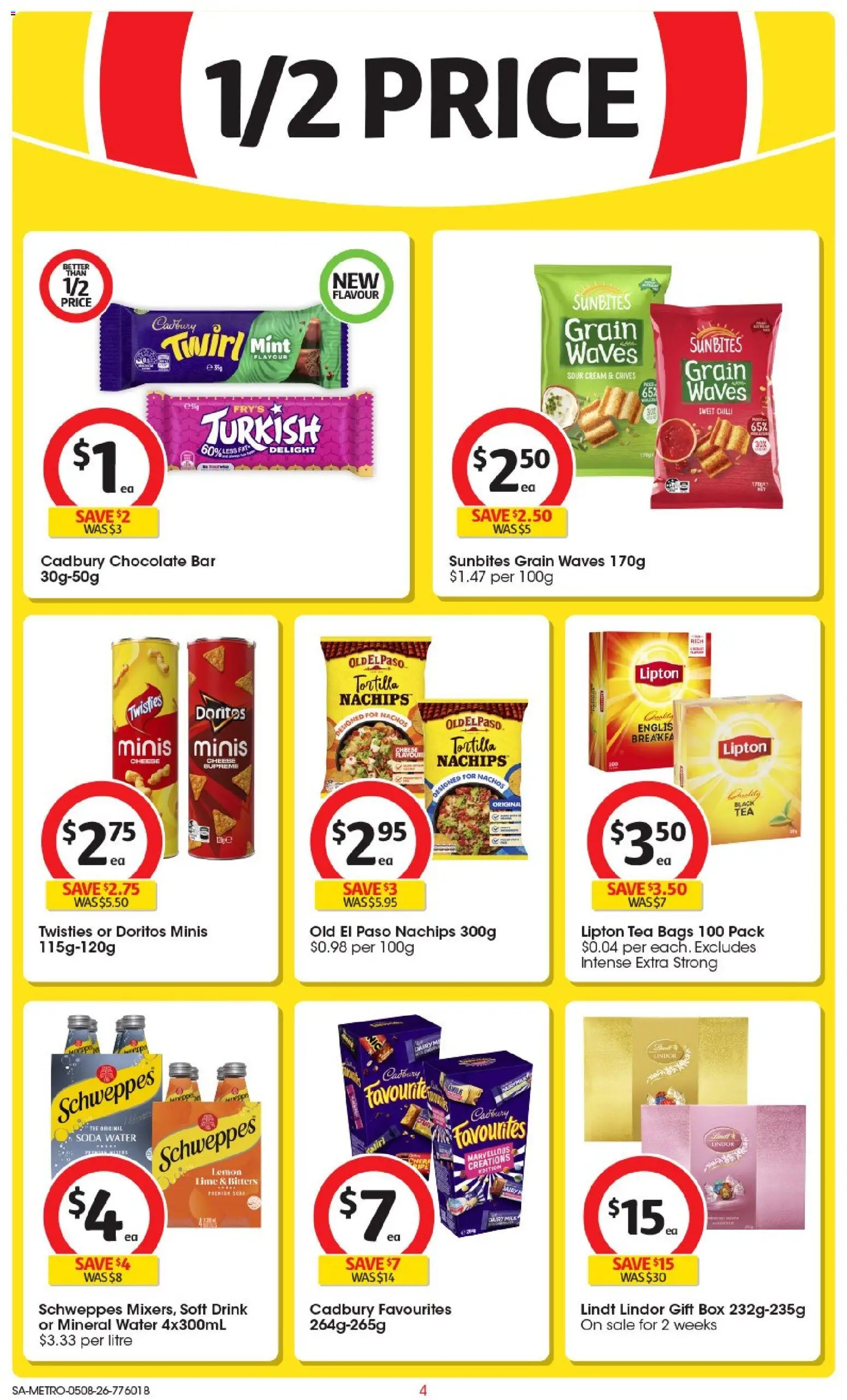 Coles catalogue - valid from 05/08/2026 | Page: 4 | Products: Box, Cheese, Tea, Cream