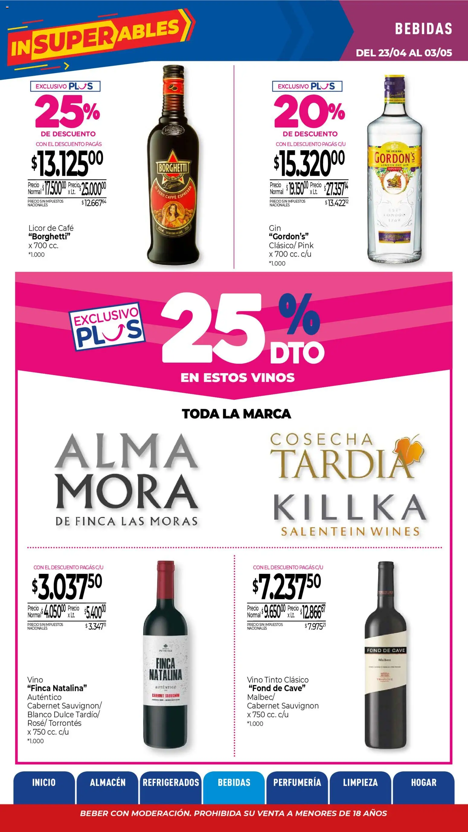 La Anonima catálogo │ válido desde el 23.04.2026 | Página: 24 | Productos: Café, Vino