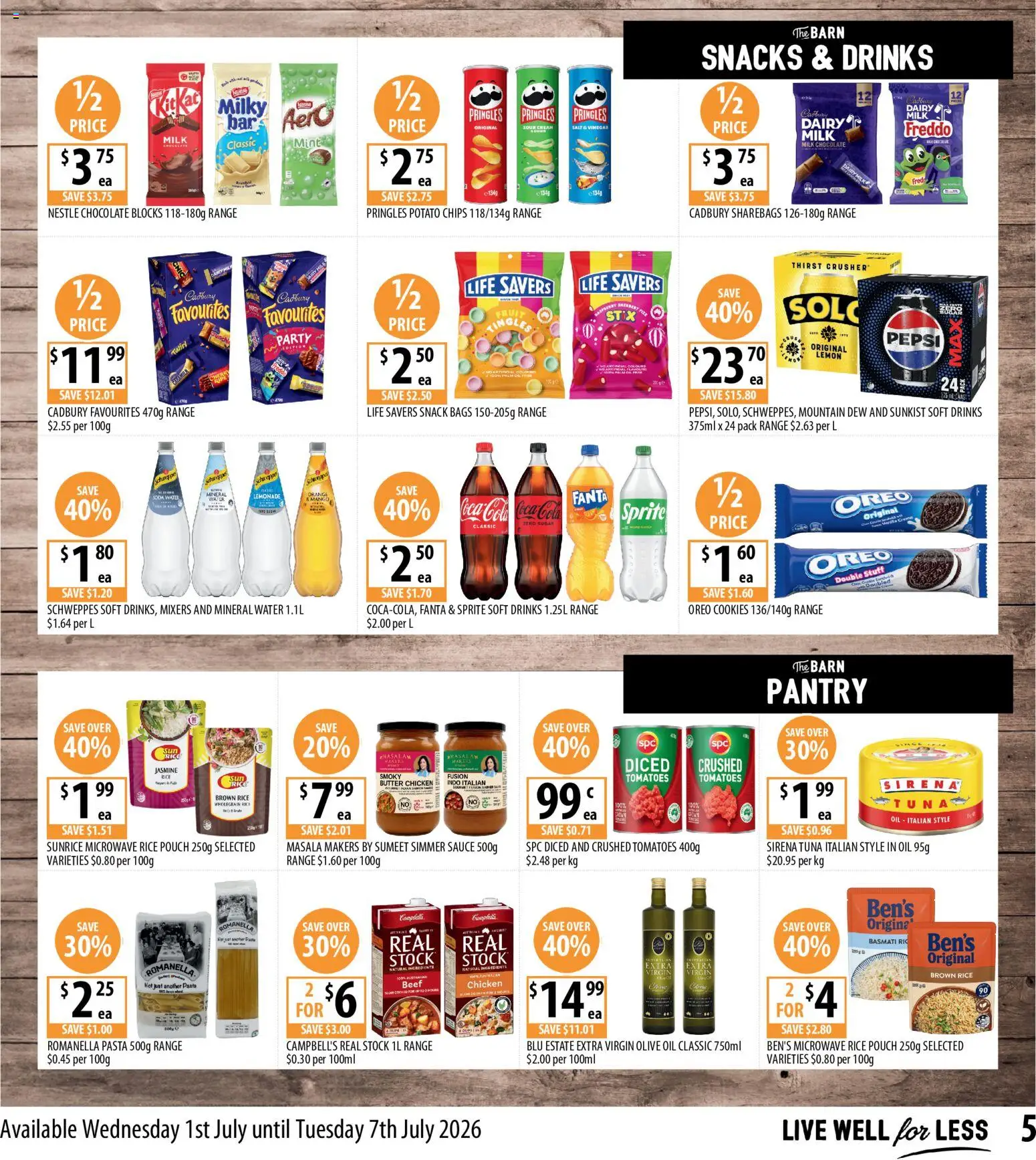 Supabarn catalogue - valid from 01/07/2026 | Page: 5 | Products: Oil, Chicken, Salt, Lemon