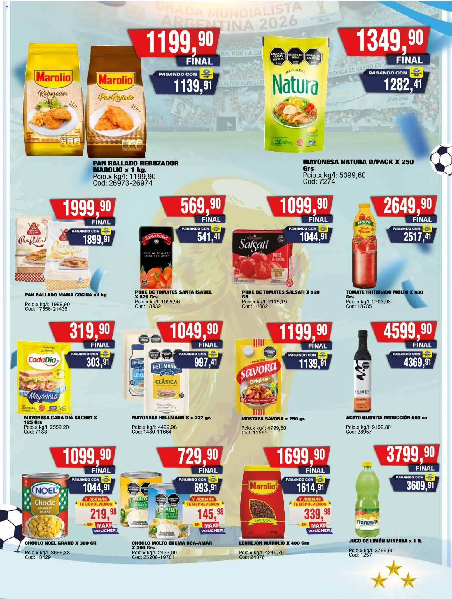 Maxiconsumo ofertas │ válido desde el 29/06/2026 | Página: 6 | Productos: Aceto, Pan, Tomates, Té