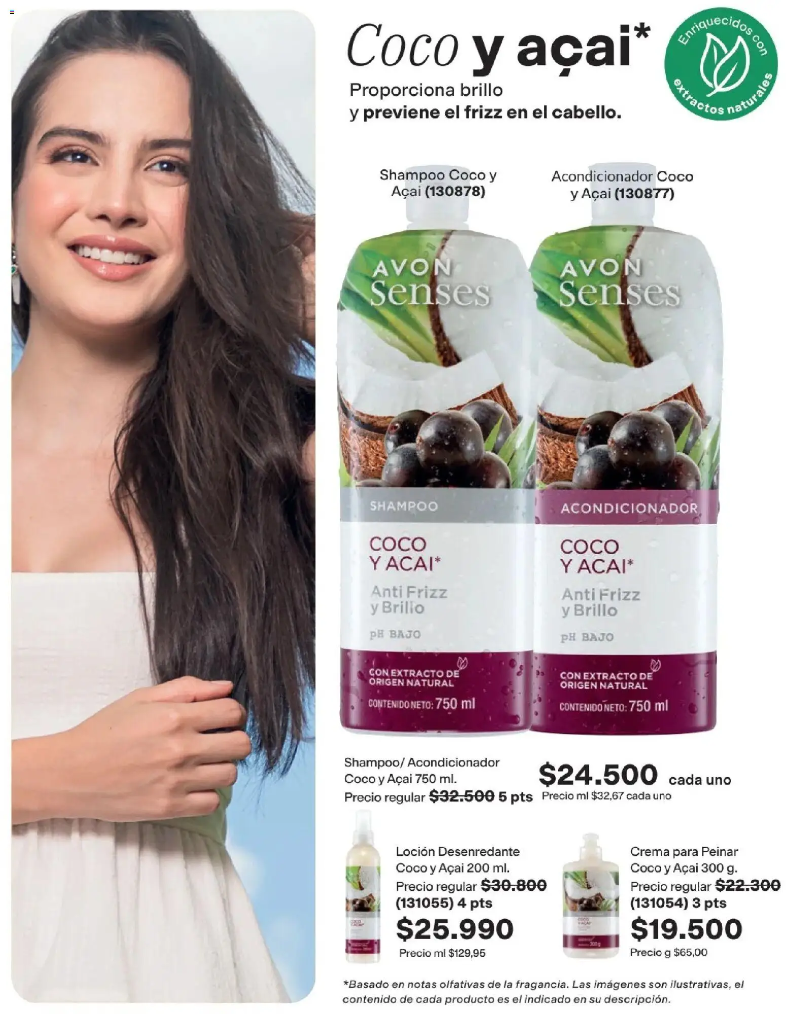 Avon revista - valida desde el 01.08.2026 | Página: 193 | Productos: Crema, Shampoo, Coco, Acondicionador