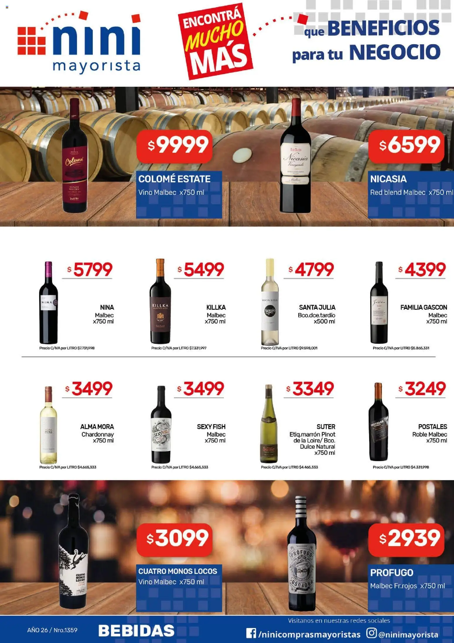 NINI Mayorista ofertas │ válido desde el 11.05.2026 | Página: 17 | Productos: Vino